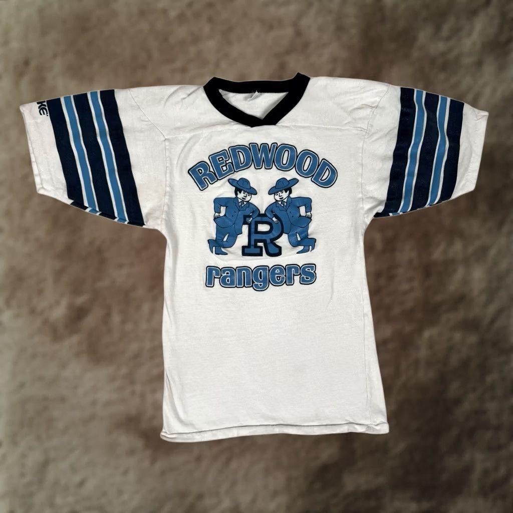 Vintage VINTAGE Bike Athletic T-Shirt Unisex Adults Short Sleeve V-Neck White XS/S Size Small Stitch USA 70s 80s Made in USA Size US S / EU 44-46 / 1 - 1 Thumbnail