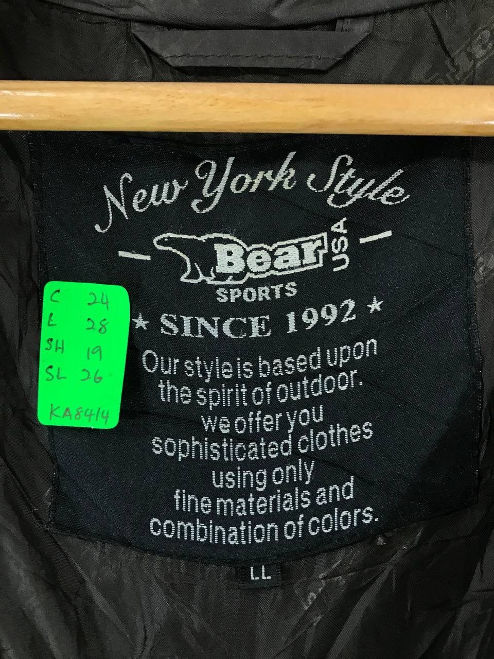 Golden Bear × Vintage Vintage Bear Full Zipper Puffer Jacket Size US XL / EU 56 / 4 - 4 Thumbnail