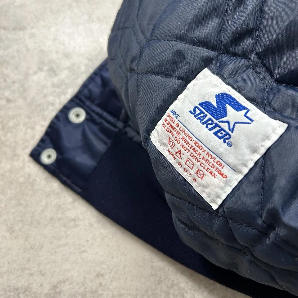 NFL × Starter × Vintage RARE SPELL OUT CHICAGO BEARS STARTER SATIN JACKET BOMBER Size US M / EU 48-50 / 2 - 7 Thumbnail