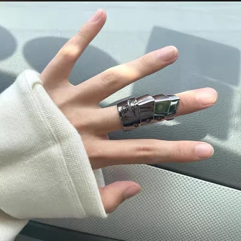 Japanese Brand × Jewelry Armor Ring Rock Punk Style Ring Size ONE SIZE - 3 Thumbnail