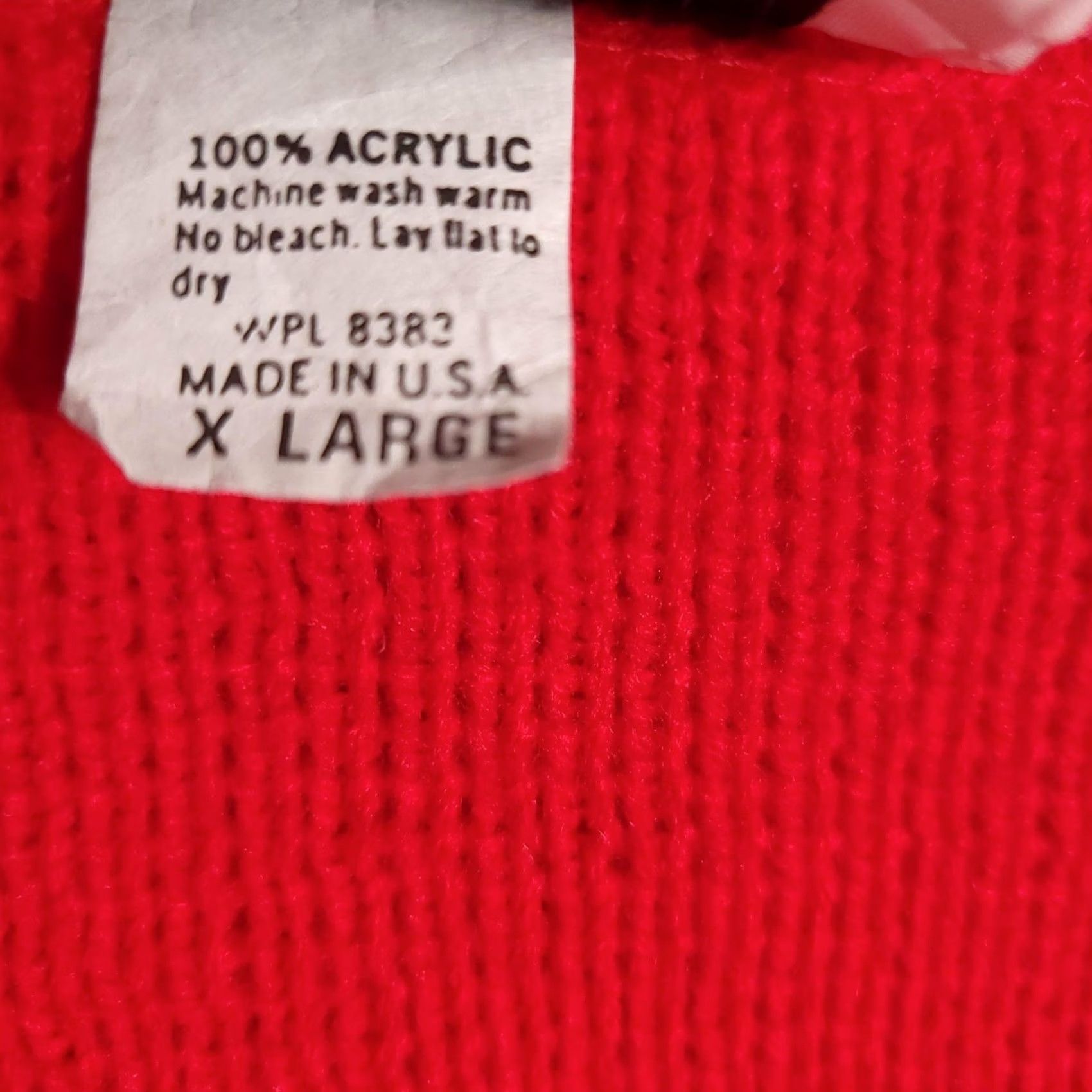 Vintage VINTAGE Nan Dorsey Sweater Cardigan Women's XL Red Knit Pockets USA 80s Size XL / US 12-14 / IT 48-50 - 7 Thumbnail