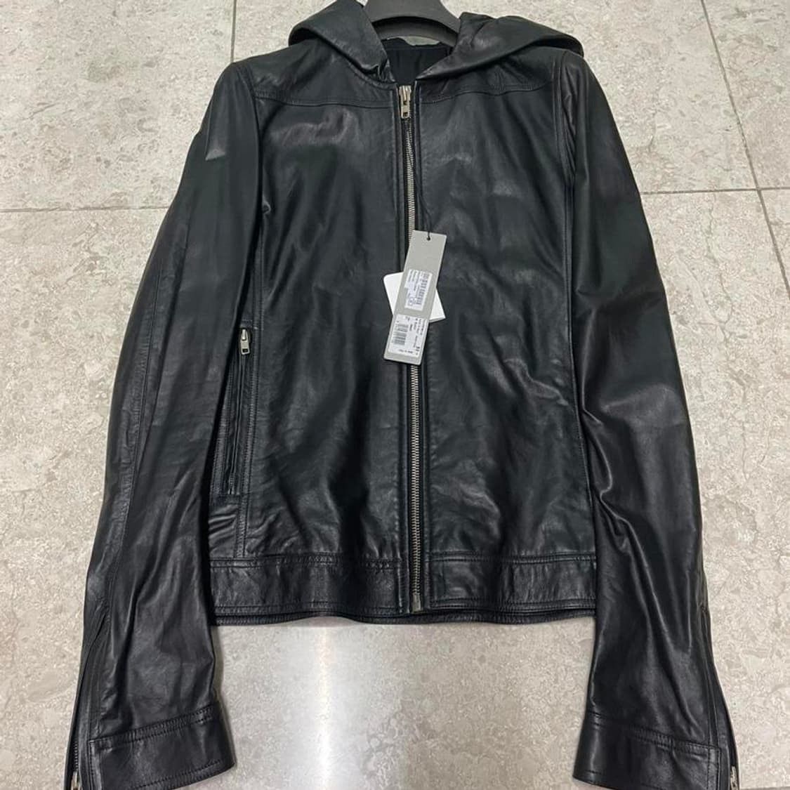 Rick Owens Rick Owens hooded zip biker leather jacket Size US M / EU 48-50 / 2 - 1 Thumbnail