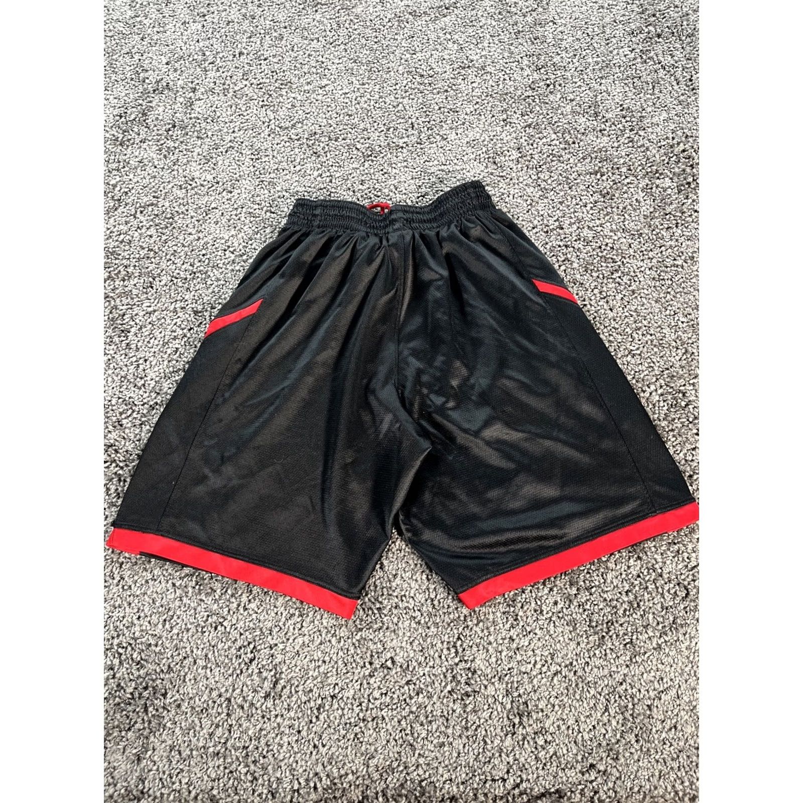 Jordan Brand Air Jordan Basketball Shorts Mens M Black Red Jumpman Baggy Warm Up Size US 31 - 8 Thumbnail