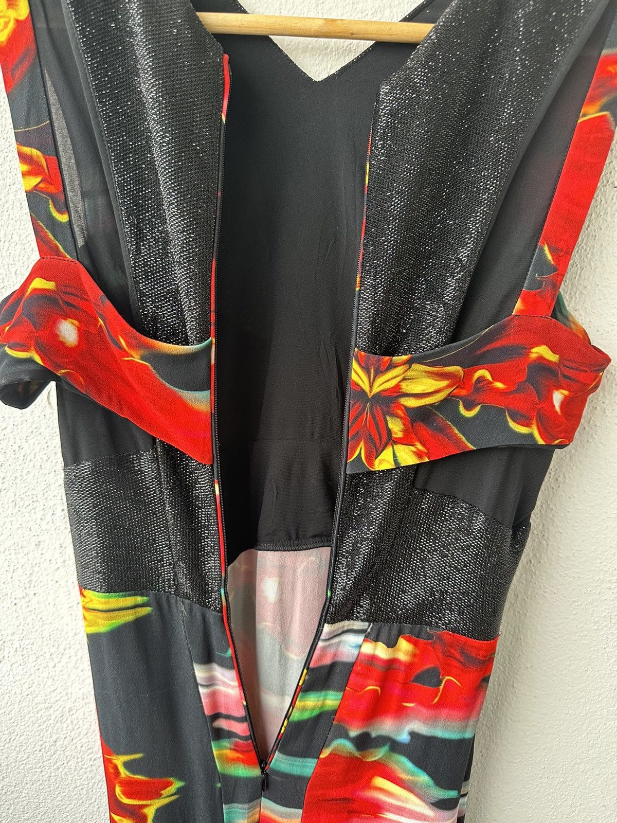 Just Cavalli Just cavali long dress in red printed Size S / US 4 / IT 40 - 4 Thumbnail