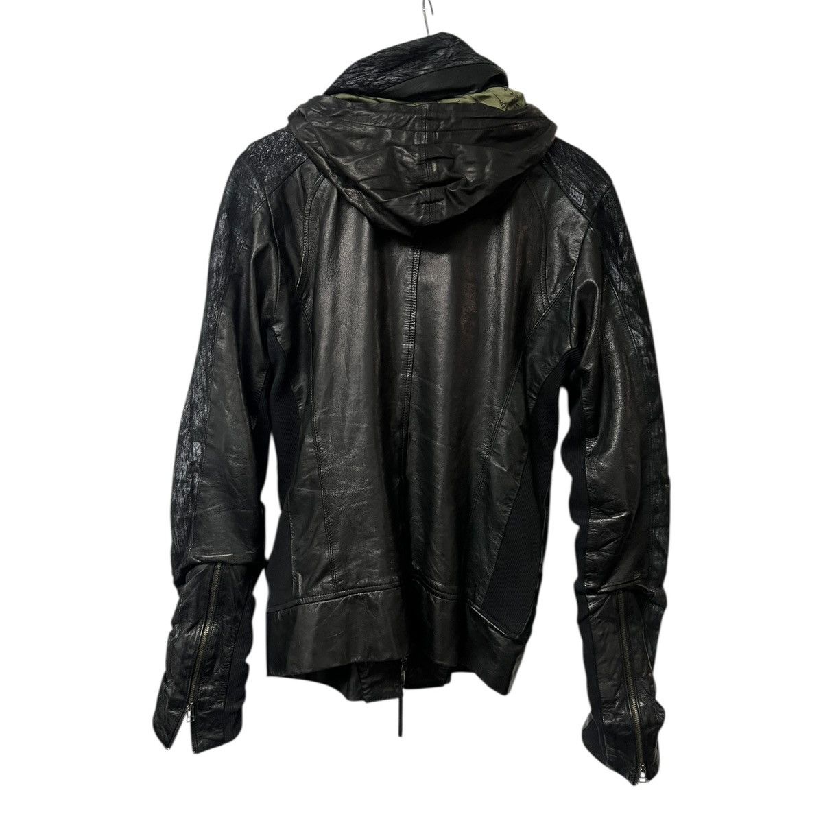 14th Addiction 14th addiction leather hood jacket Size US M / EU 48-50 / 2 - 5 Thumbnail
