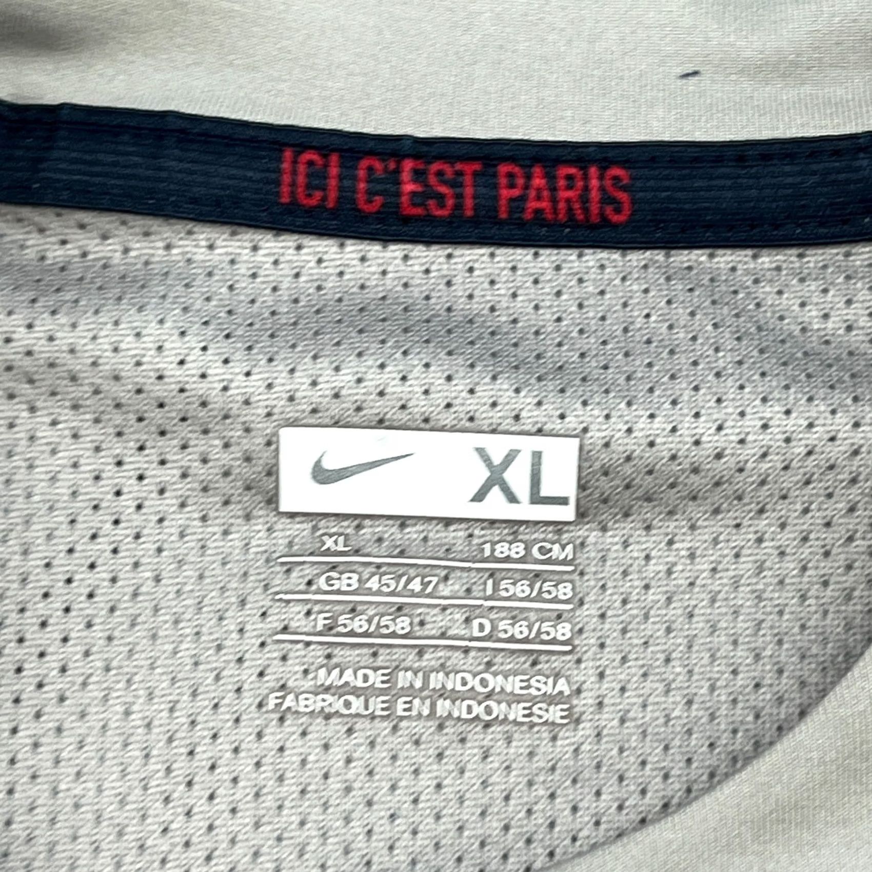 Nike Nike PSG 2008 2009 Player Issue Jersey Football Mens XL T-Shirt Size US XL / EU 56 / 4 - 6 Thumbnail