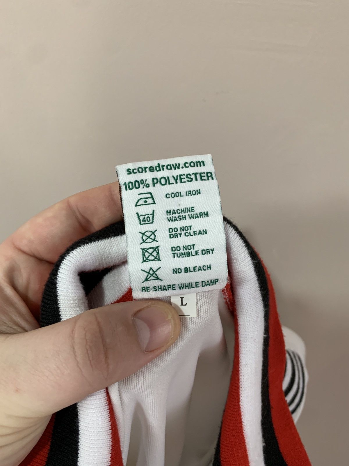 Vintage Manchester United Retro Soccer Jacket Score Draw Soccer Size US L / EU 52-54 / 3 - 10 Thumbnail