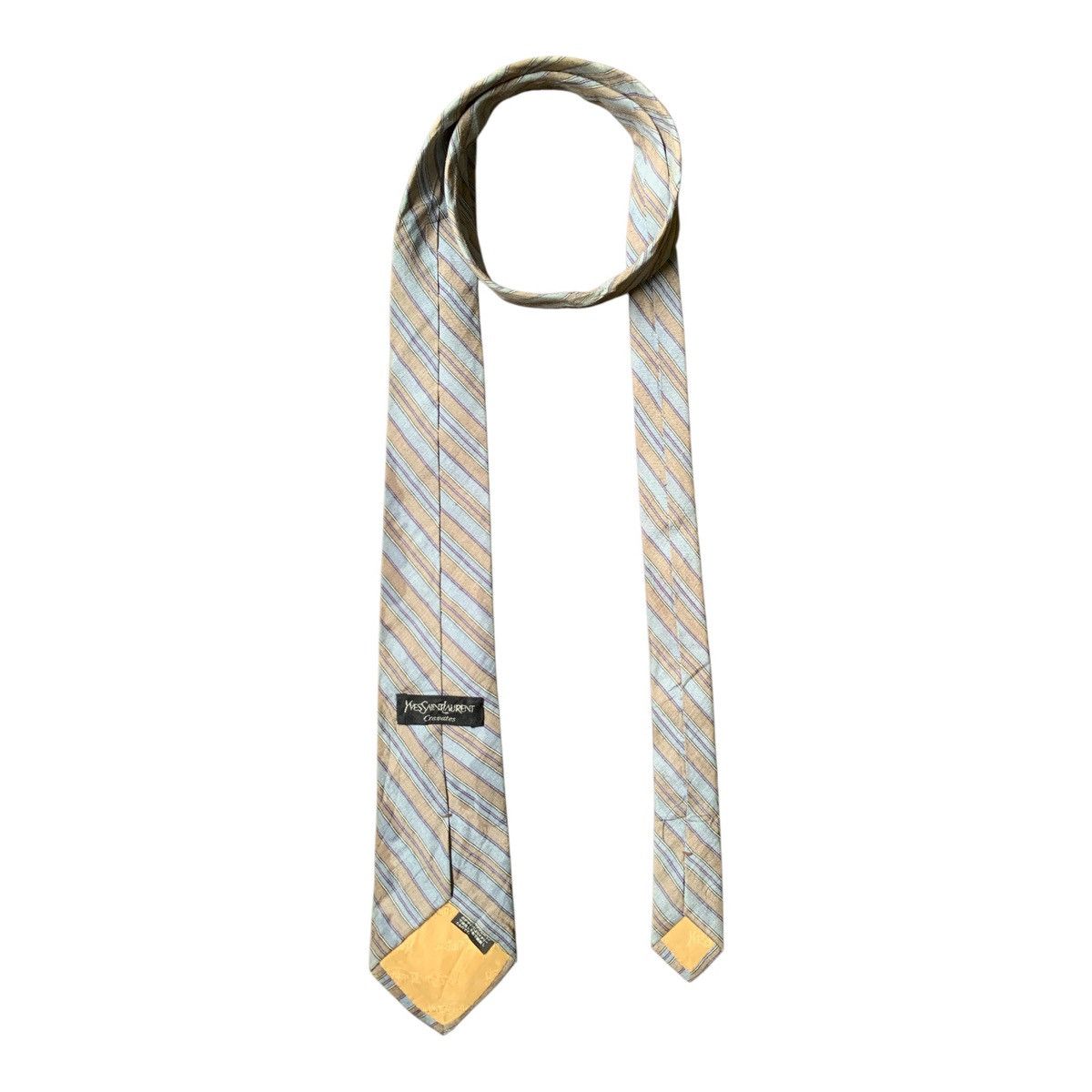 Designer × Vintage × Yves Saint Laurent Rare Design Vintage Yves Saint Laurent Ties Size ONE SIZE - 2 Thumbnail