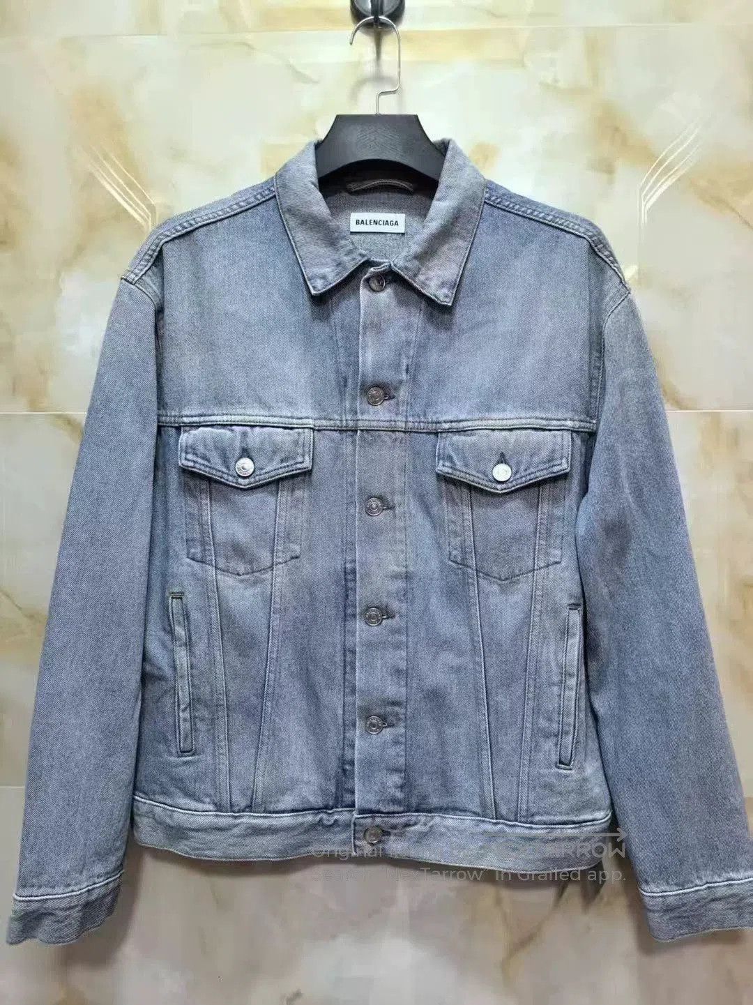 Balenciaga Balenciaga Light Wash Denim Jacket. Size US XS / EU 42 / 0 - 4 Thumbnail