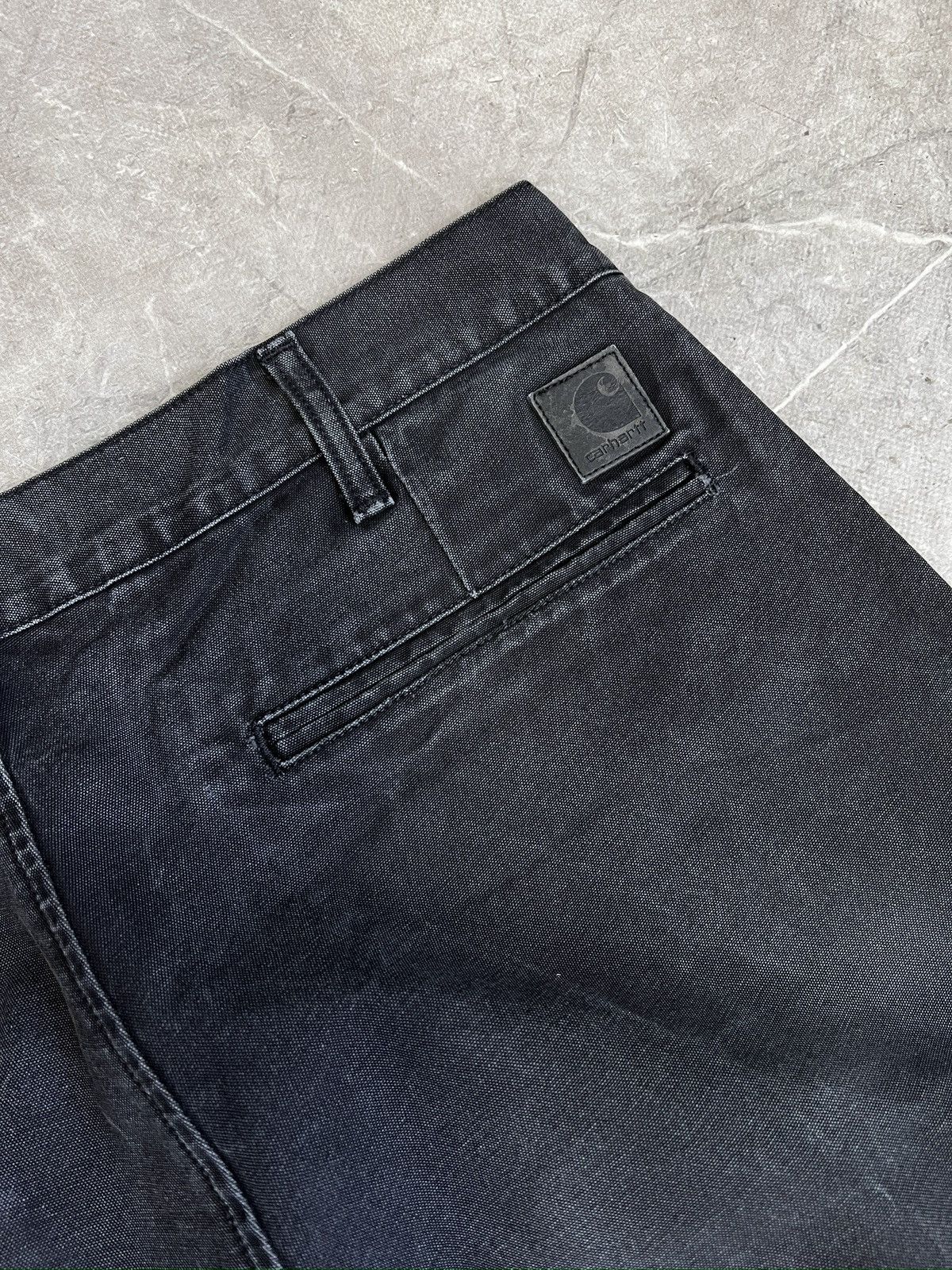 Carhartt Carhartt washed distressed double knee baggy rap pants y2k Size US 33 - 10 Thumbnail