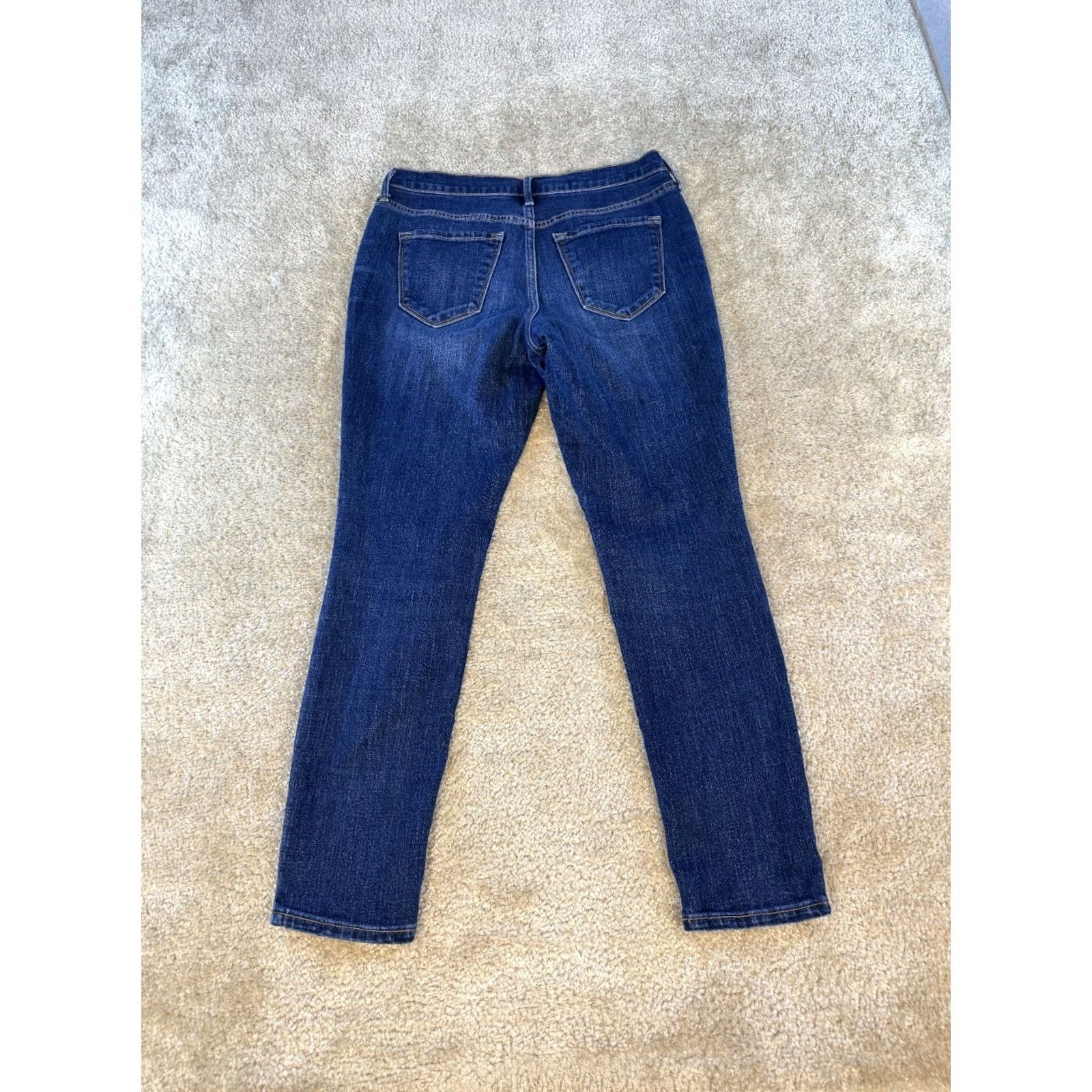 Old Navy Old Navy Jeans Womens Size 4 Short Blue Curvy Mid Rise Stretch Denim 30x27 D252 Size 27" / US 4 / IT 40 - 4 Thumbnail