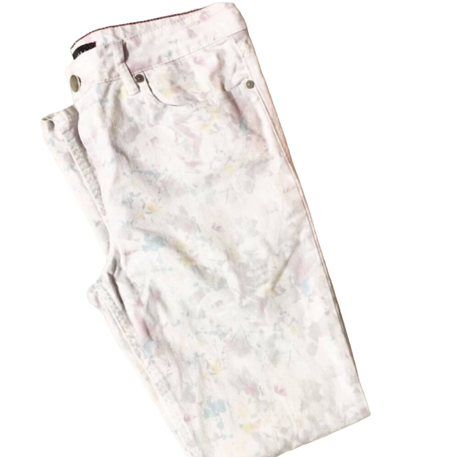 Anthropologie ANTHROPOLOGIE Sanctuary Charmer Floral Skinny 30 Size 30" / US 8 / IT 44 - 2 Thumbnail