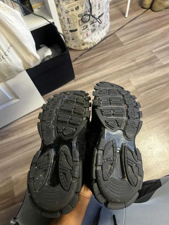 Balenciaga Balenciaga Black Tracks - Size 8 Size US 8 / EU 41 - 4 Thumbnail