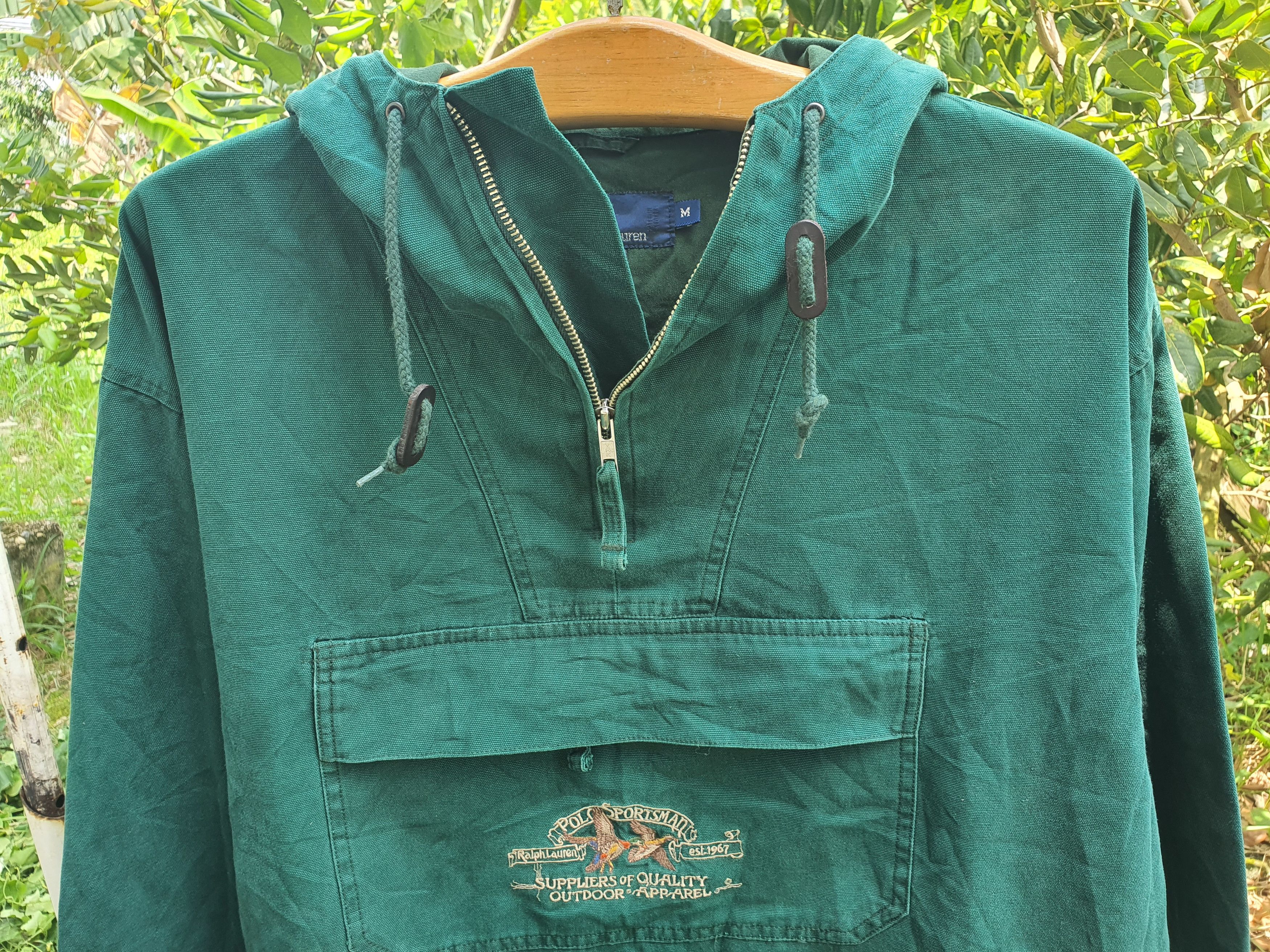 Polo Ralph Lauren × Vintage 90s Polo Ralph Lauren Sportsman Pullover Anorak Jacket SizeM Size US M / EU 48-50 / 2 - 7 Thumbnail
