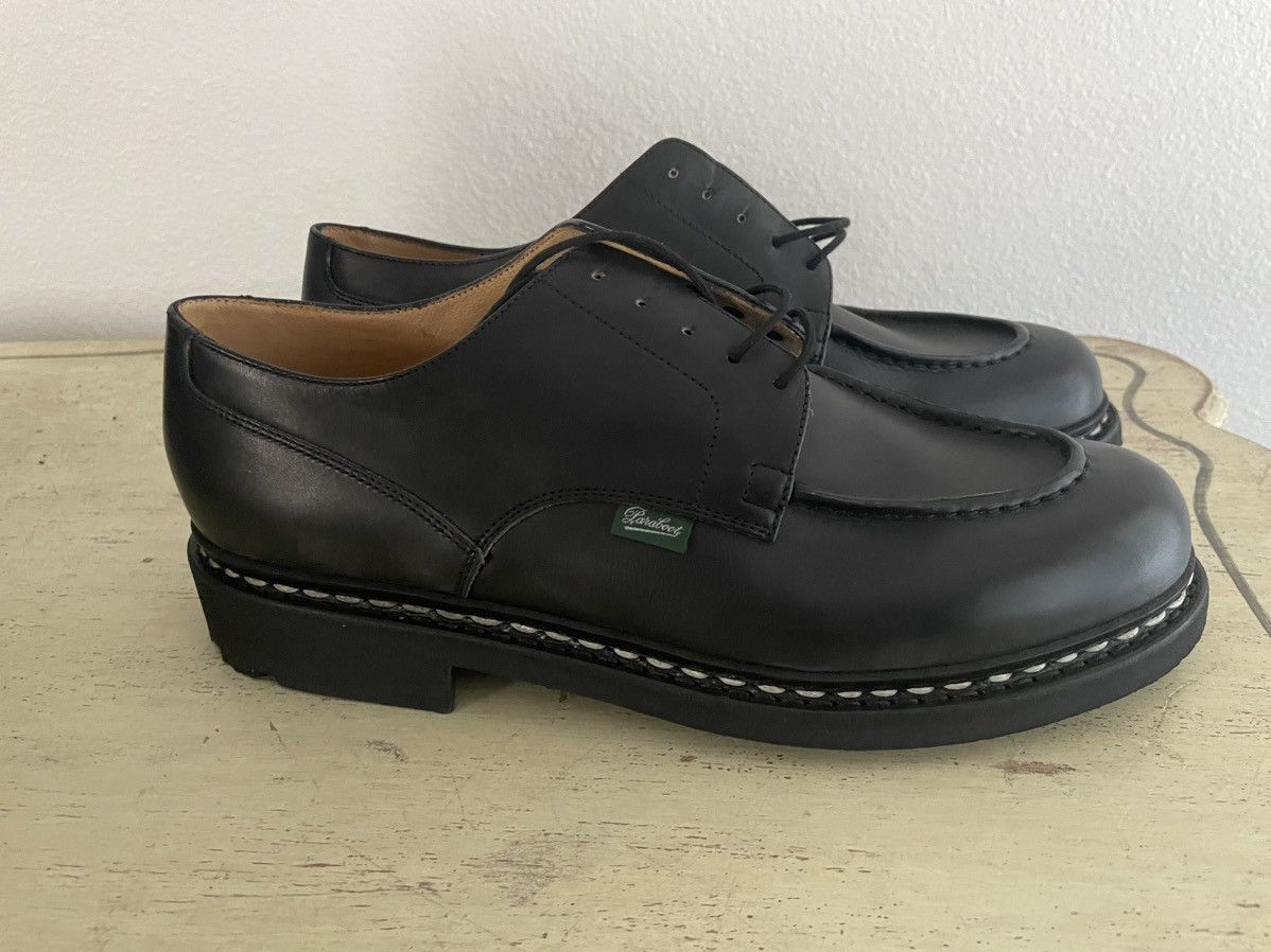 Paraboot Chambord Leather Derby Shoes Size US 11 / EU 44 - 7 Thumbnail