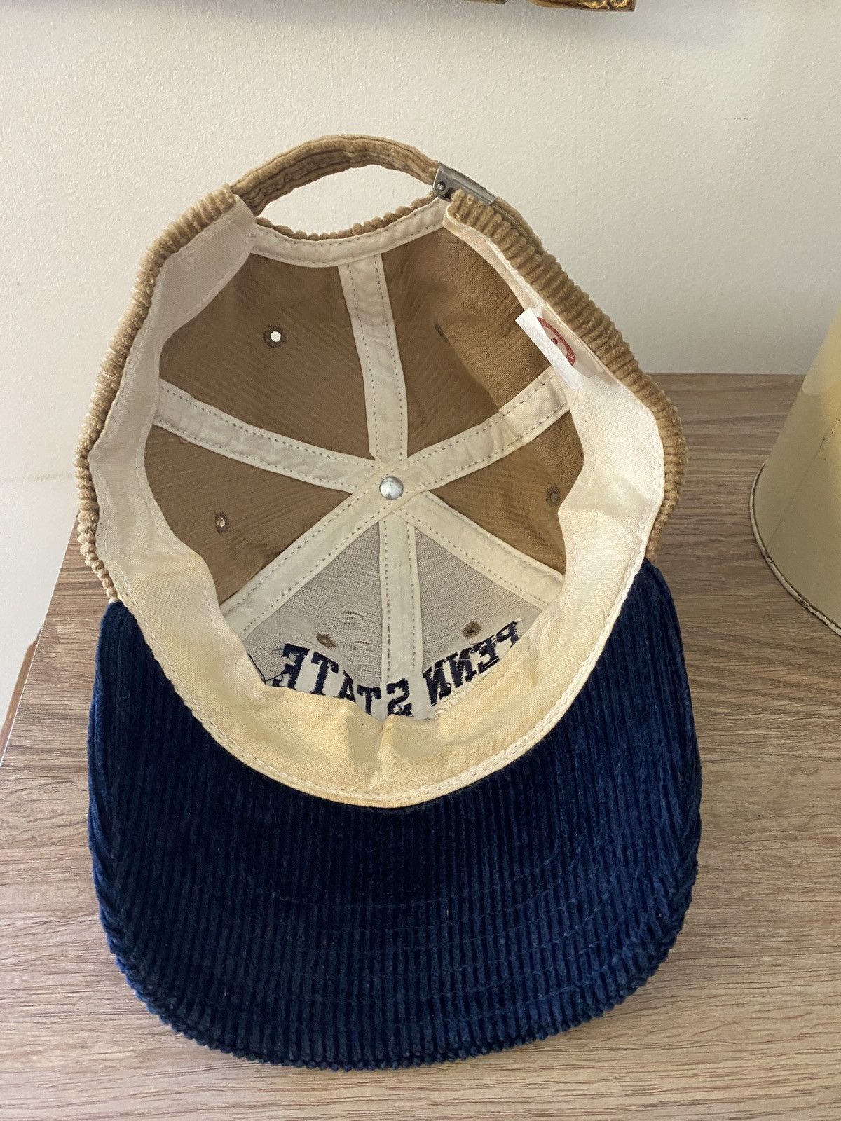NCAA Vintage 80’s Penn State Nittany Lions Thick Corduroy Cap Hat Size ONE SIZE - 14 Thumbnail