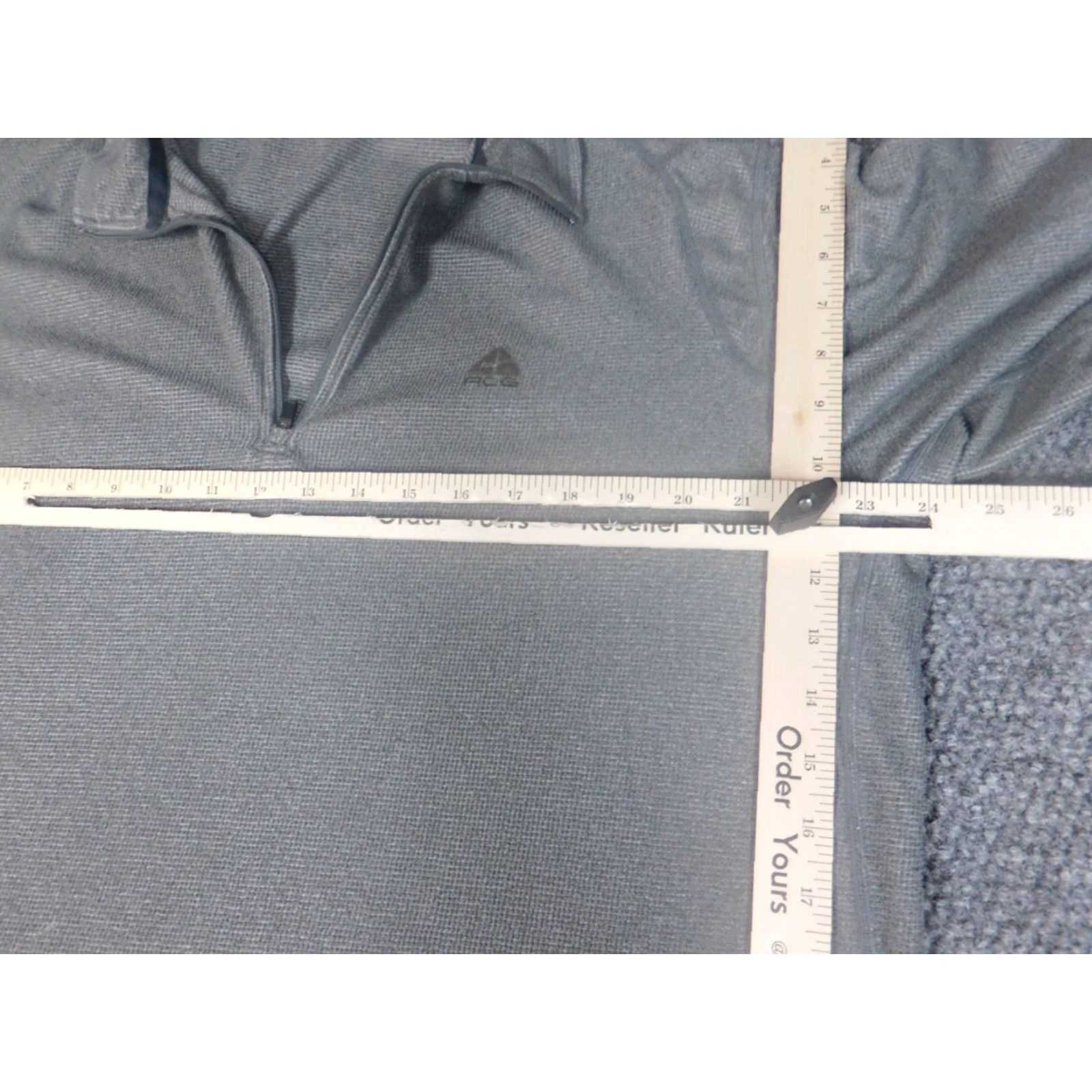 Nike ACG Nike ACG Sweatshirt Mens XL Gray Pullover 1/4 Zip Zip Hooded Striped Vintage No Size US XL / EU 56 / 4 - 6 Thumbnail