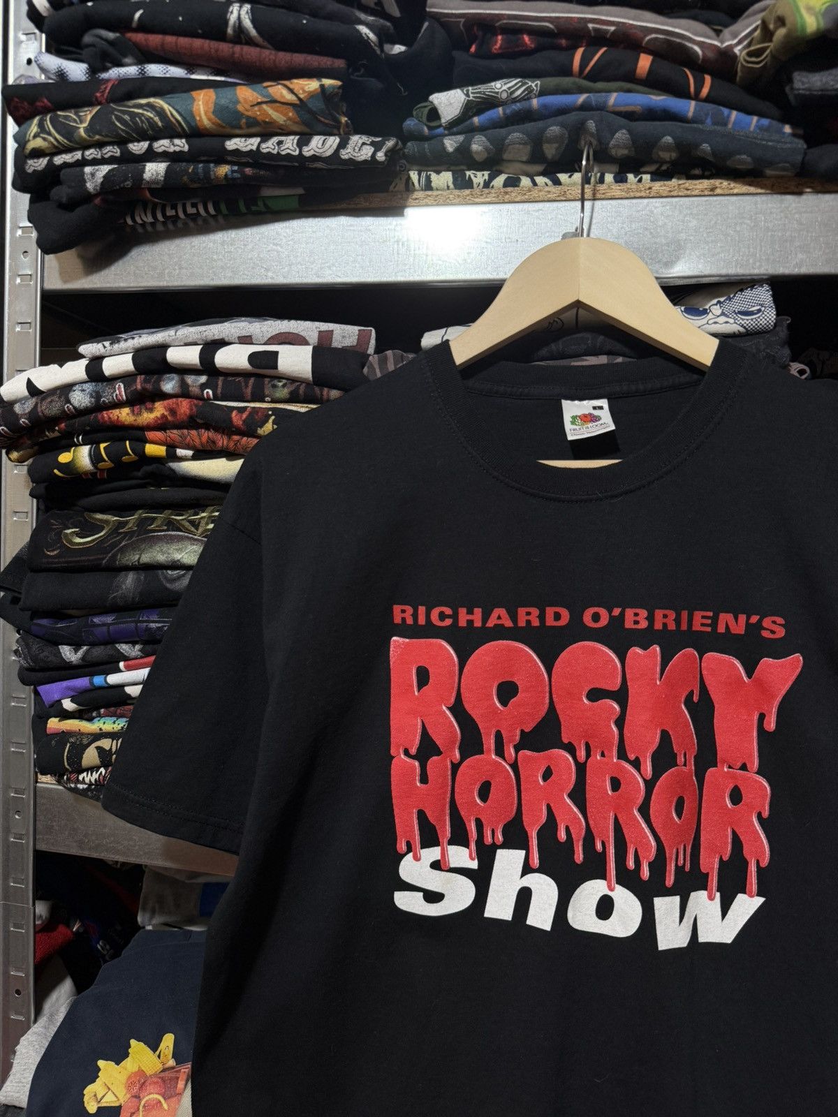 Vintage Vintage Rocky Horror Show Richard O'brien's T-Shirt Y2K Hype Size US L / EU 52-54 / 3 - 3 Thumbnail