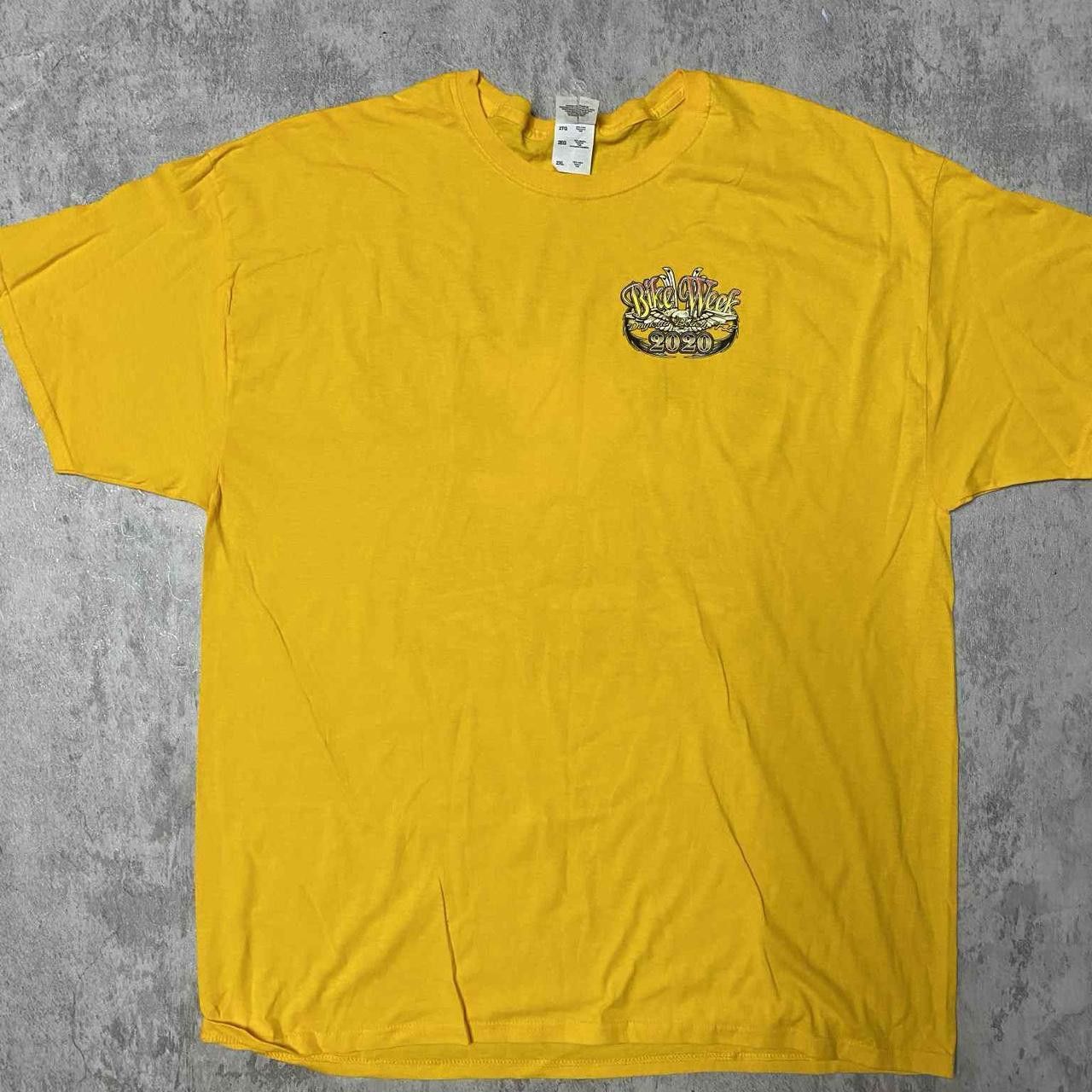 Other 2020 Wicked Horse yellow cotton T-shirt #bikerstyle Size US XXL / EU 58 / 5 - 1 Thumbnail