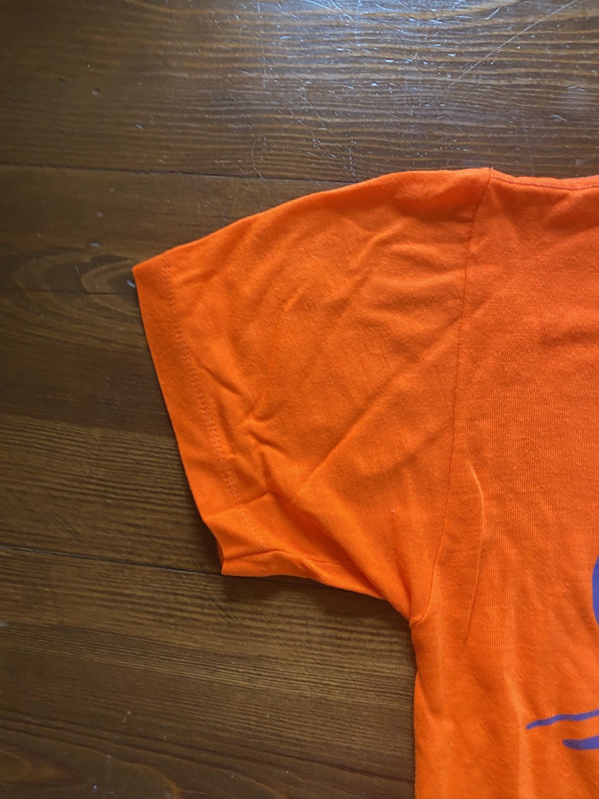 Vintage Vintage 80’s Gear Racewear Moto Orange Single Stitch Tee Size US XXS / EU 40 - 6 Thumbnail