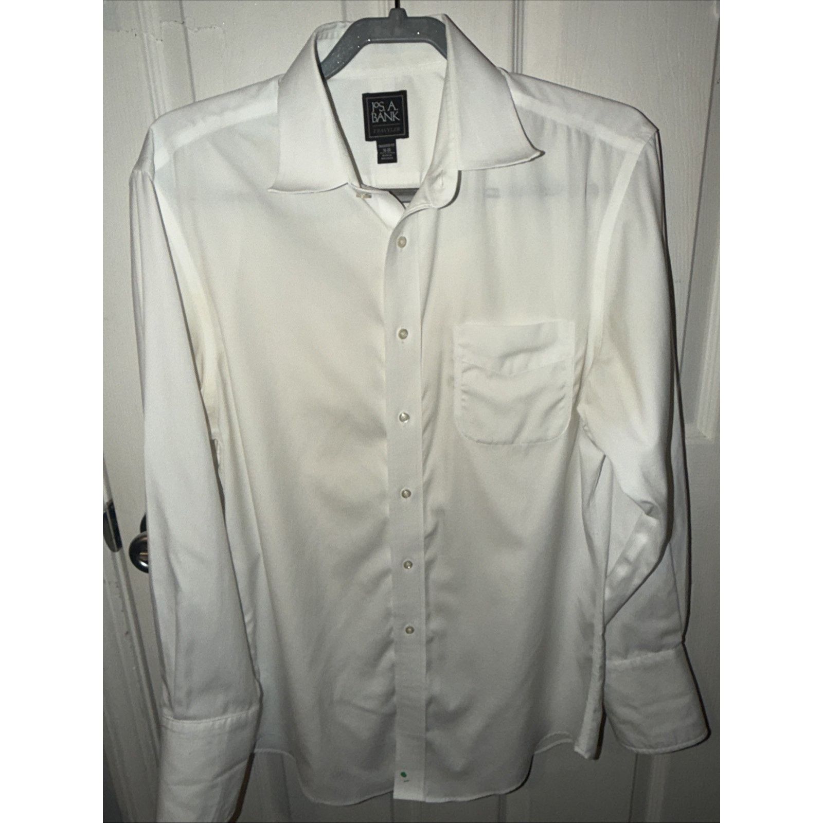 Jos. A. Bank Jos A Bank Travelers Collection Dress Shirt Mens 16-33 Size US L / EU 52-54 / 3 - 1 Thumbnail