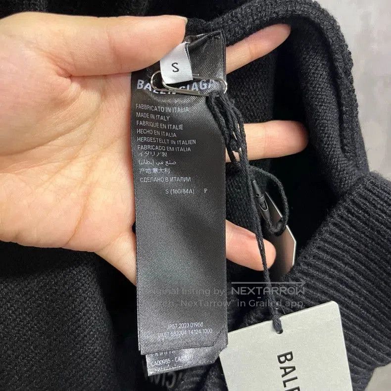 Balenciaga Balenciaga 2024 Logo Embroidered Sweater. Size US S / EU 44-46 / 1 - 3 Thumbnail
