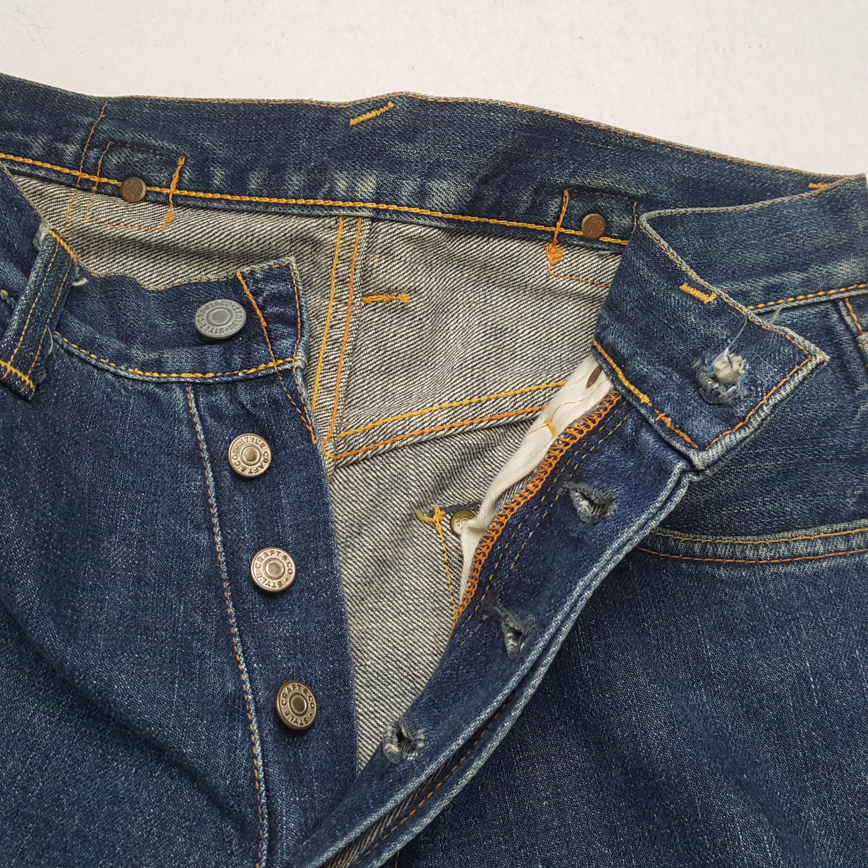 Evisu × Japanese Brand × Vintage Vintage EVISU Japanese Brand Daicock Custom Style Jeans Size US 28 / EU 44 - 12 Thumbnail
