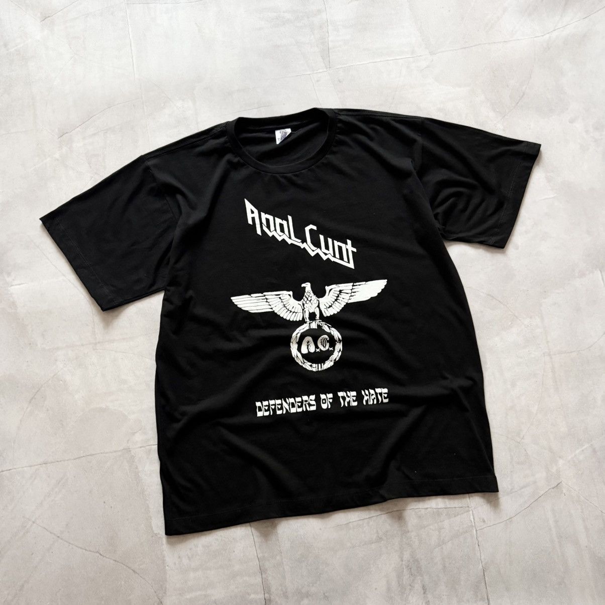 Hysteric Glamour Anal Cunt Defenders Of The Hate Band Y2K T-shirt Tee Size US L / EU 52-54 / 3 - 1 Thumbnail