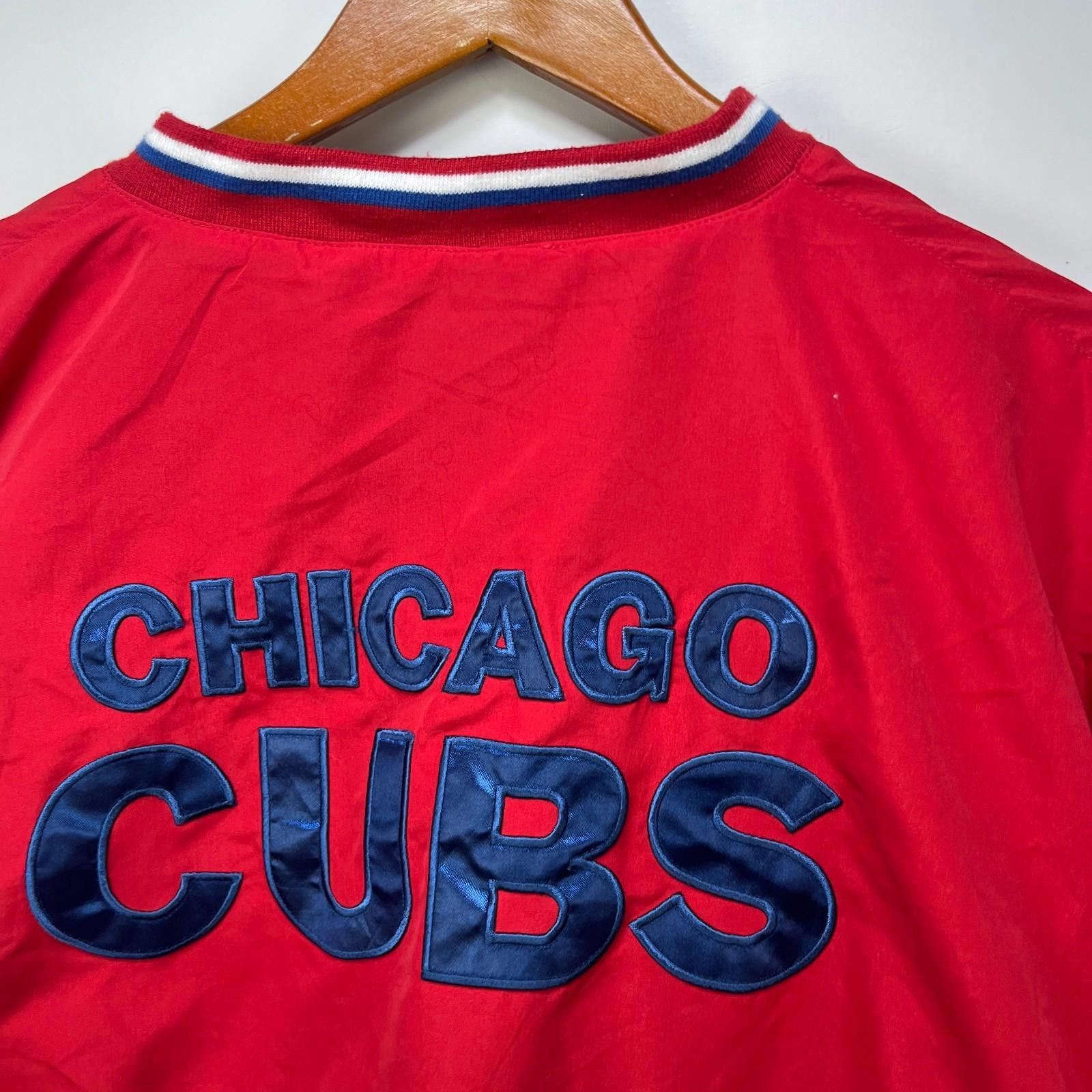 Vintage Vintage Chicago Cubs MLB Pullover Windbreaker Jacket 2XL Size ONE SIZE - 4 Thumbnail