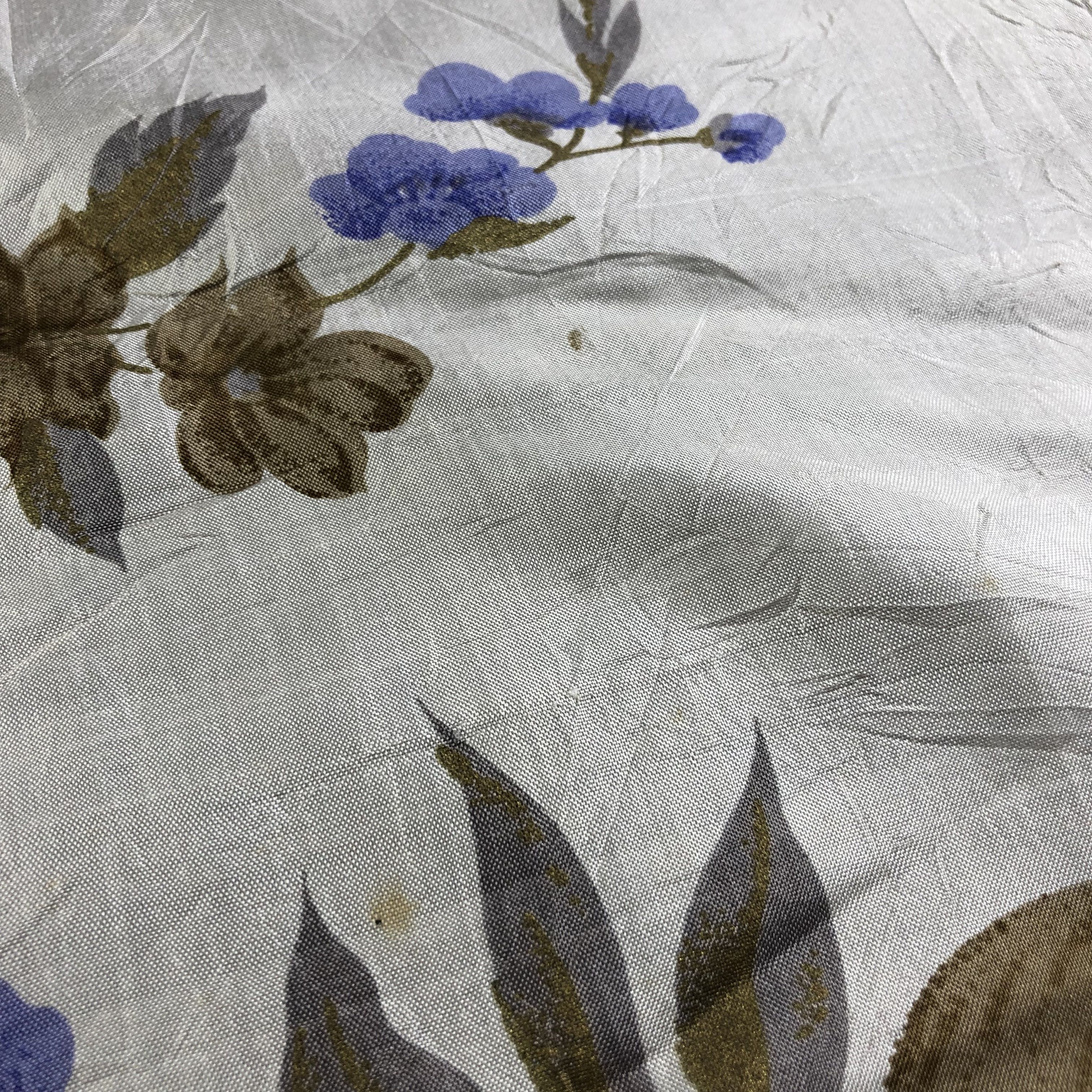 Japanese Brand Floral Thai Silk Scarf M794 Size ONE SIZE - 10 Thumbnail