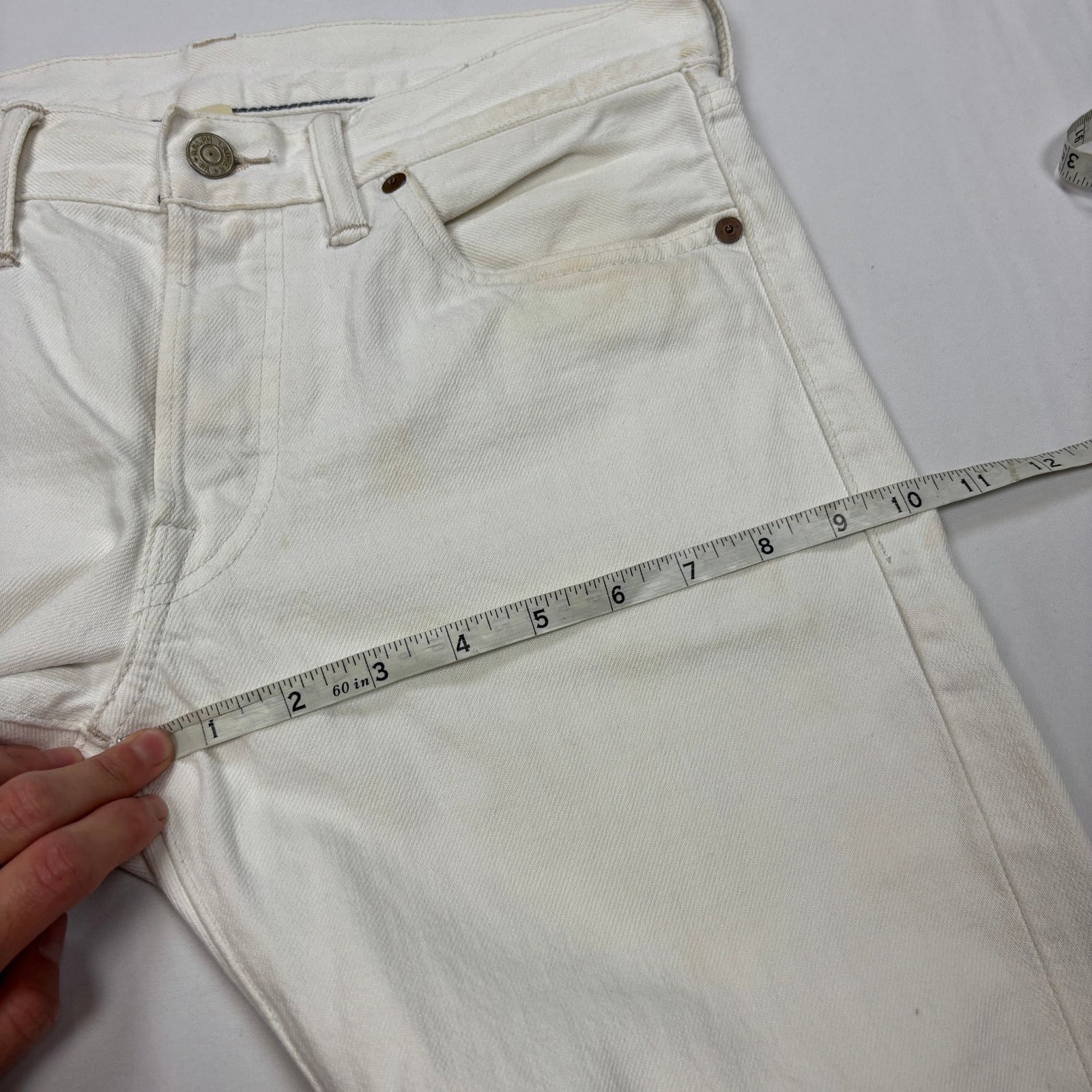 RRL Ralph Lauren RRL Double RL Slim Fit Japan Woven Selvedge Denim Jeans 29 Size US 29 - 11 Thumbnail