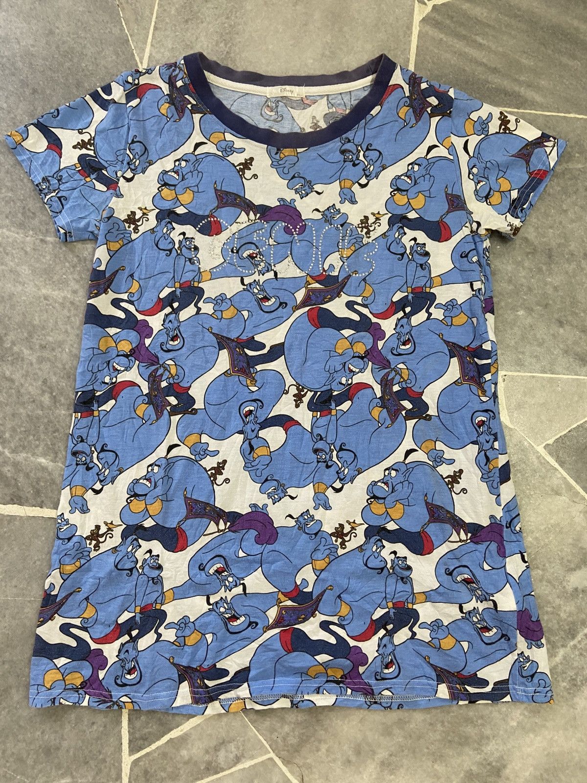 Disney Vintage Disney Aladdin Genie All Over Print Tee Size US M / EU 48-50 / 2 - 6 Thumbnail
