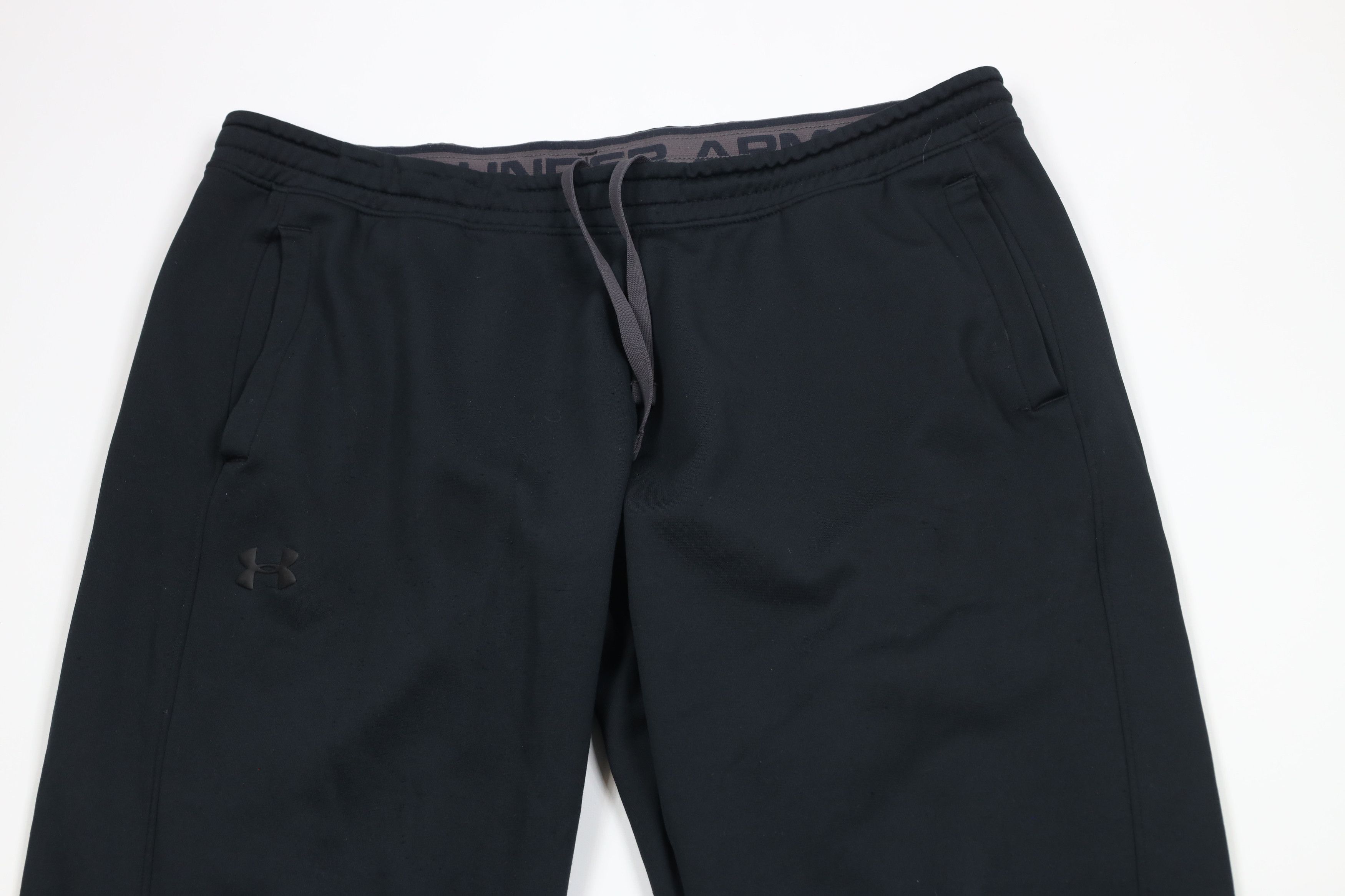 Under Armour × Vintage Under Armour Loose Fit Wide Leg Sweatpants Pants Black Size US 40 / EU 56 - 2 Thumbnail