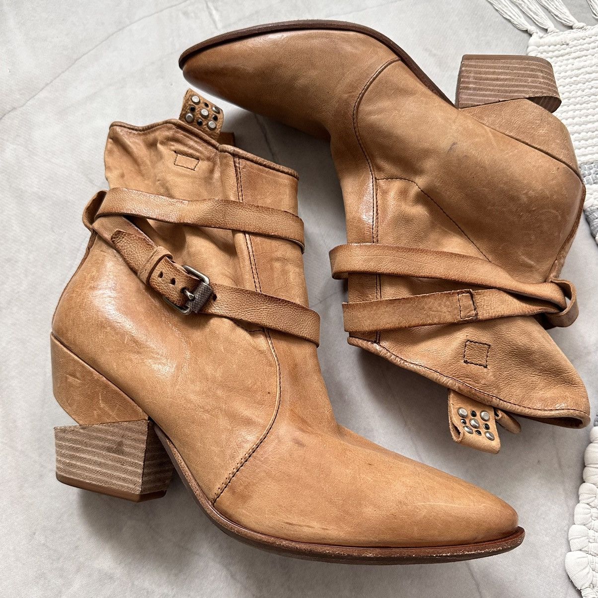Dirk Bikkembergs AS 98 Airstep Vintage Ankle Straps Boots Rick Owens Vibe Size US 10 / IT 40 - 2 Thumbnail