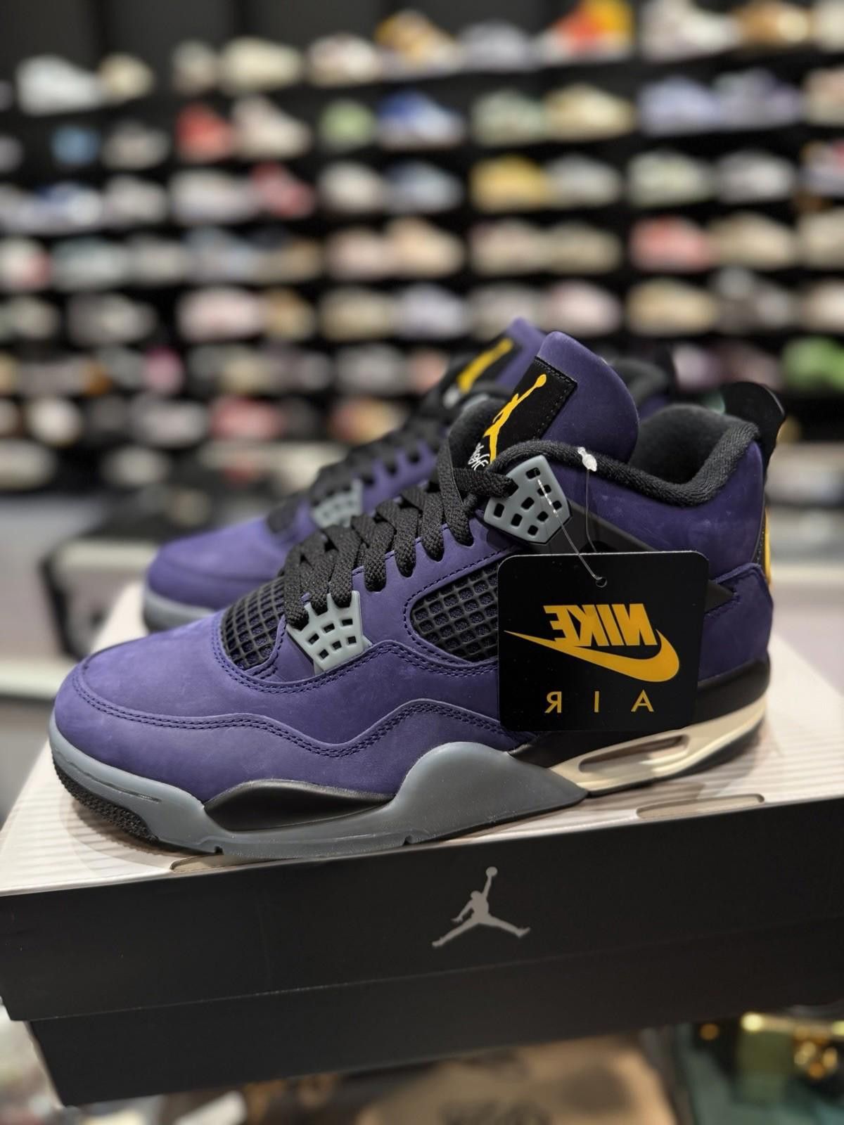 Jordan Brand Air Jordan 4 Retro Lakers "Imperial Purple" FV5029-500 (9.5) Size US 9.5 / EU 42-43 - 3 Thumbnail