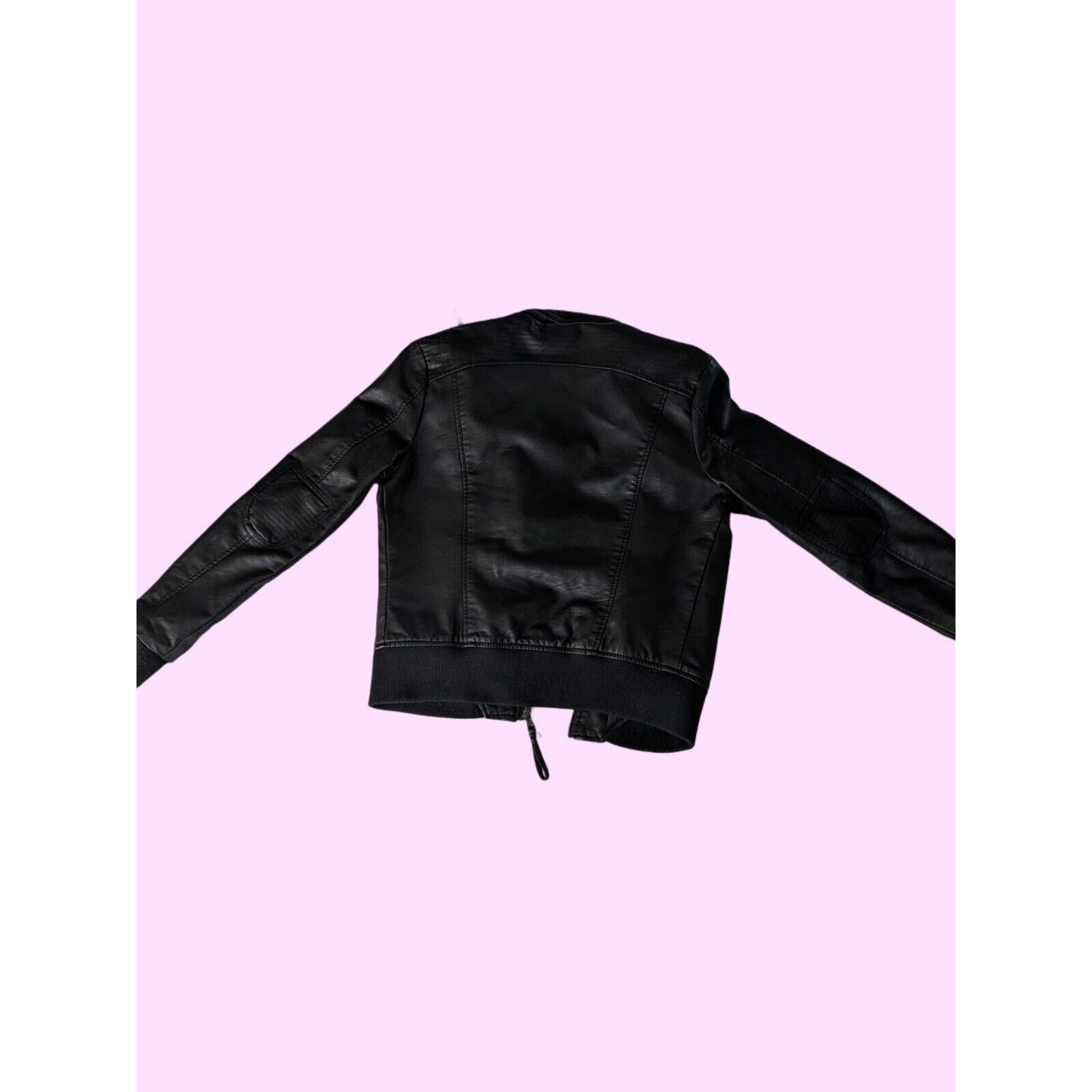 Other Ci Sono Black Faux Leather Biker Size Junior Medium. Zipper Size M / US 6-8 / IT 42-44 - 7 Thumbnail