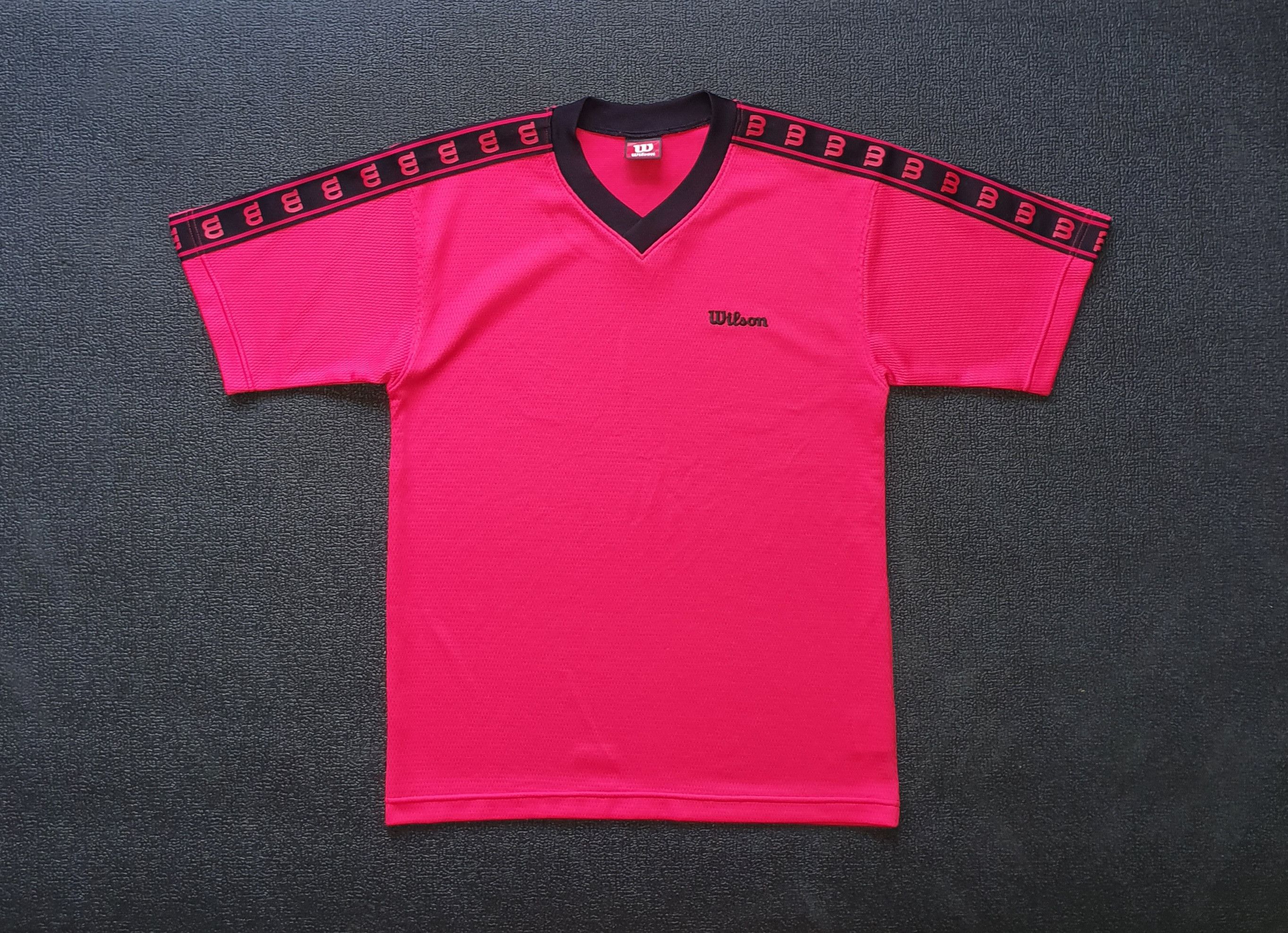 WILSON Side Tape Sport 1990s Short Sleeve Jersey size S-M