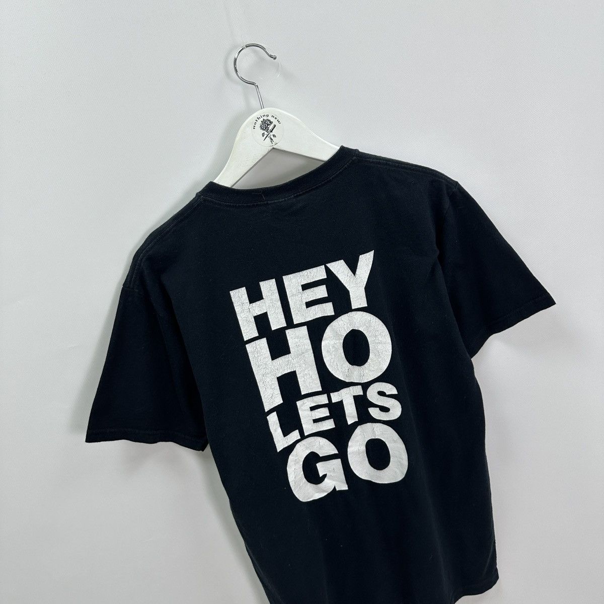 Band Tees Vintage 00s Ramones Hey Ho Lets Go Rock band hype y2k og Size US M / EU 48-50 / 2 - 2 Thumbnail