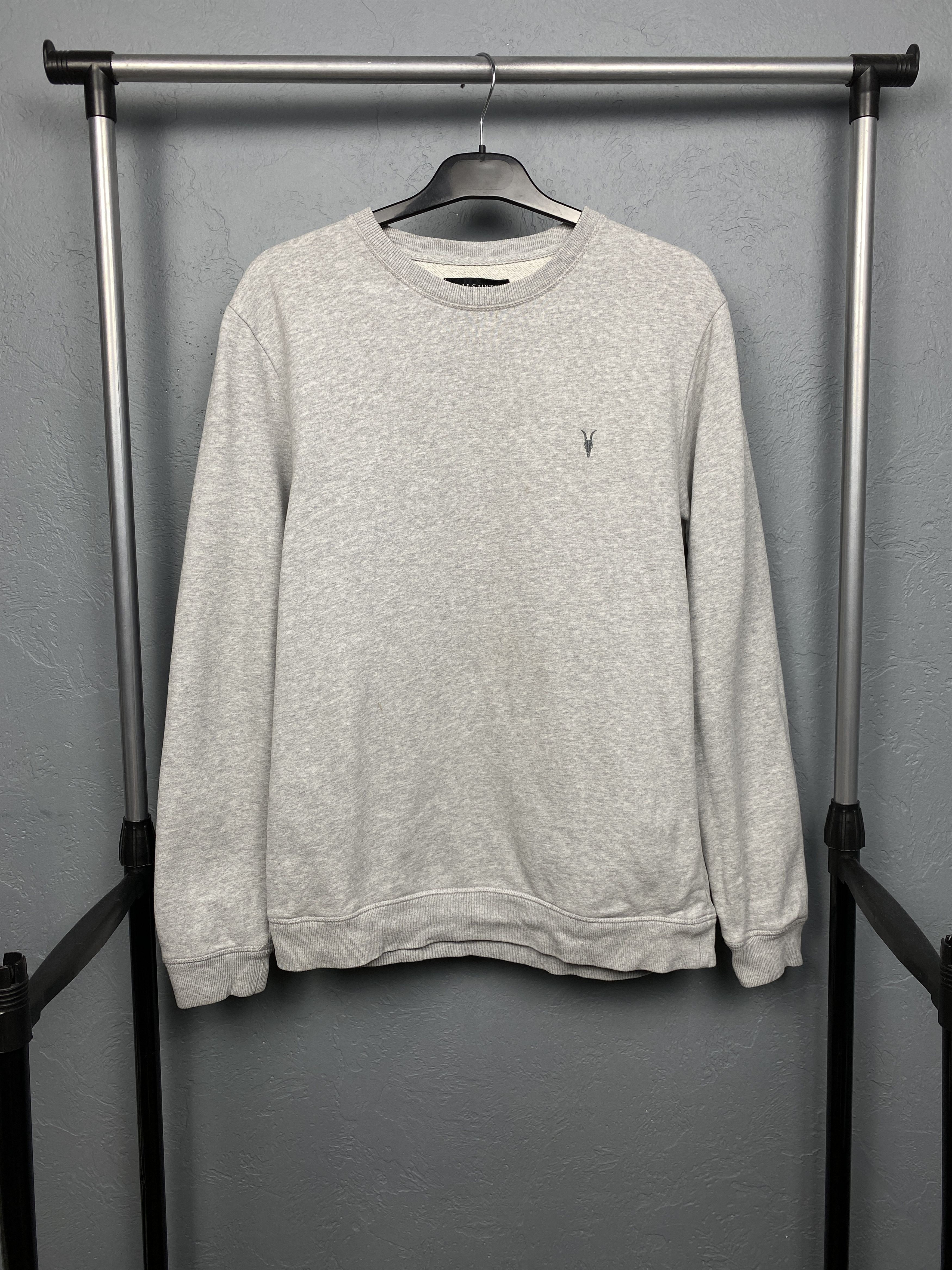 Allsaints Allsaints Vintage Mens Raven Crew Neck Sweatshirt Size US M / EU 48-50 / 2 - 1 Thumbnail