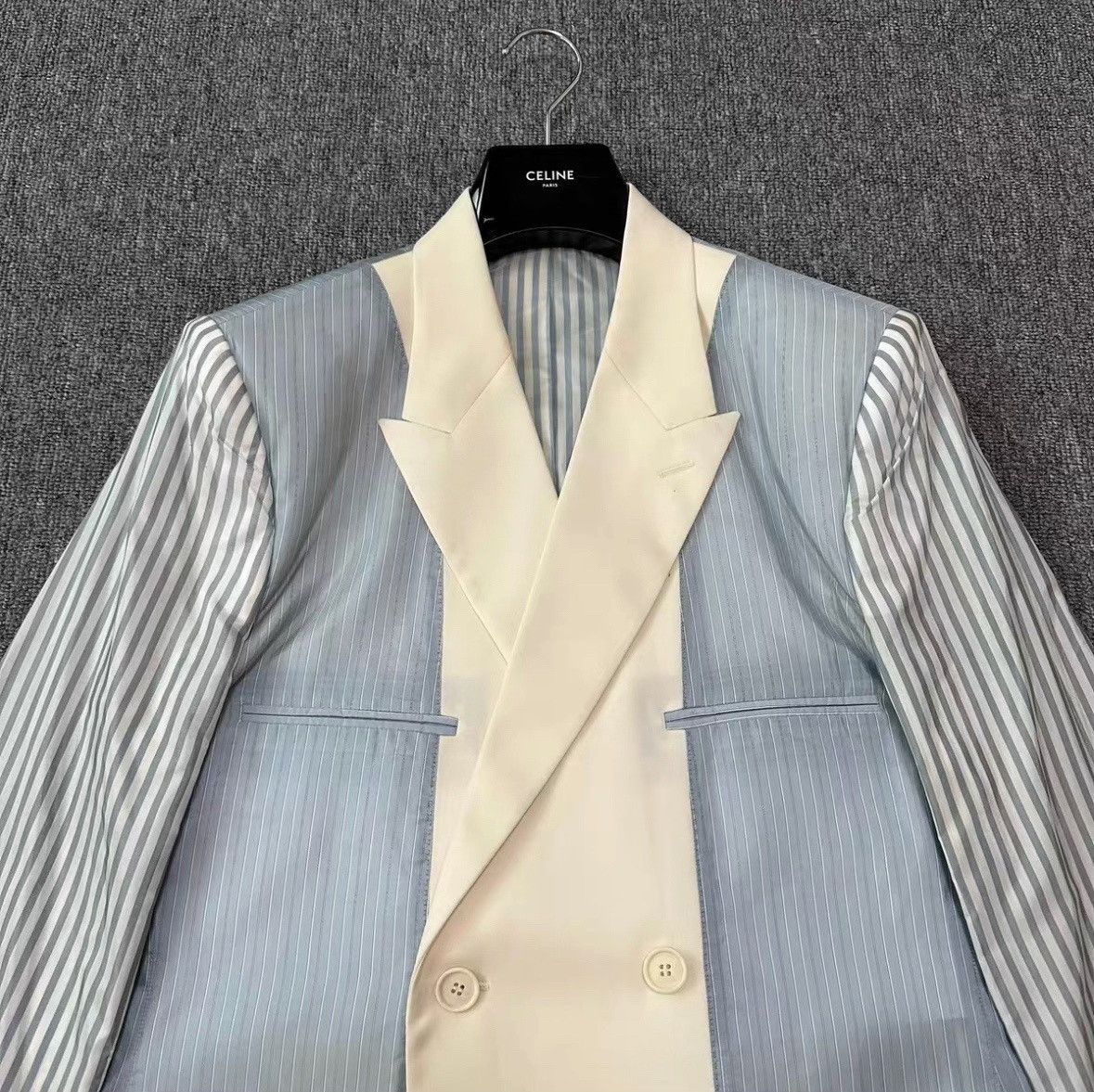 Kim Jones Dior Men 19SS Runway Striped Blazer Size US M / EU 48-50 / 2 - 2 Thumbnail