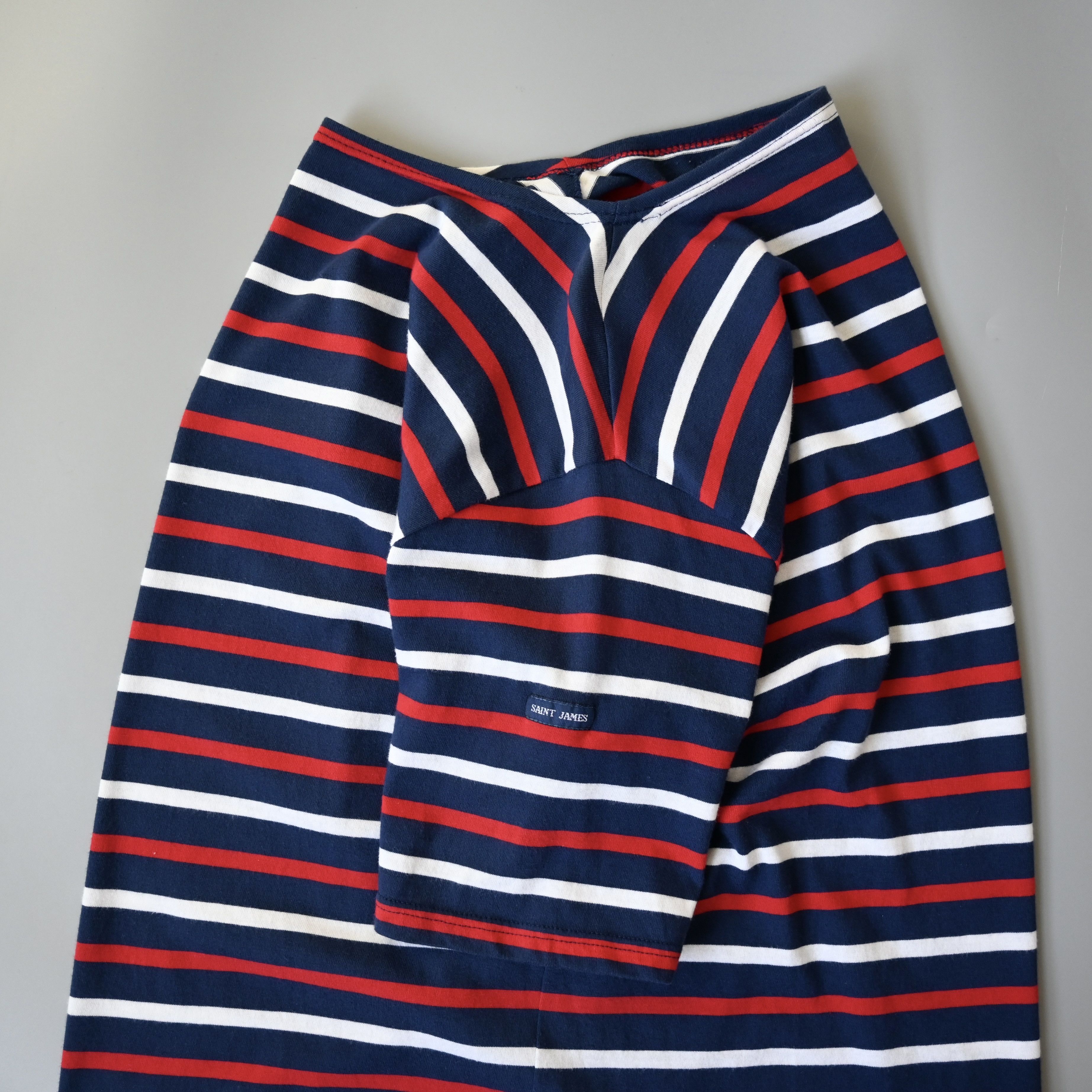 Saint James SAINT JAMES combed cotton boatneck t-shirt, trico-stiped, 5 Size US M / EU 48-50 / 2 - 1 Thumbnail