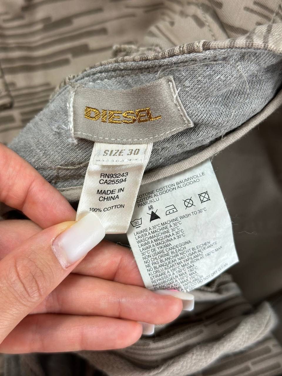 Diesel Vintage Diesel Industry Denim Division Cargo Pants Workwear Size US 30 / EU 46 - 7 Thumbnail