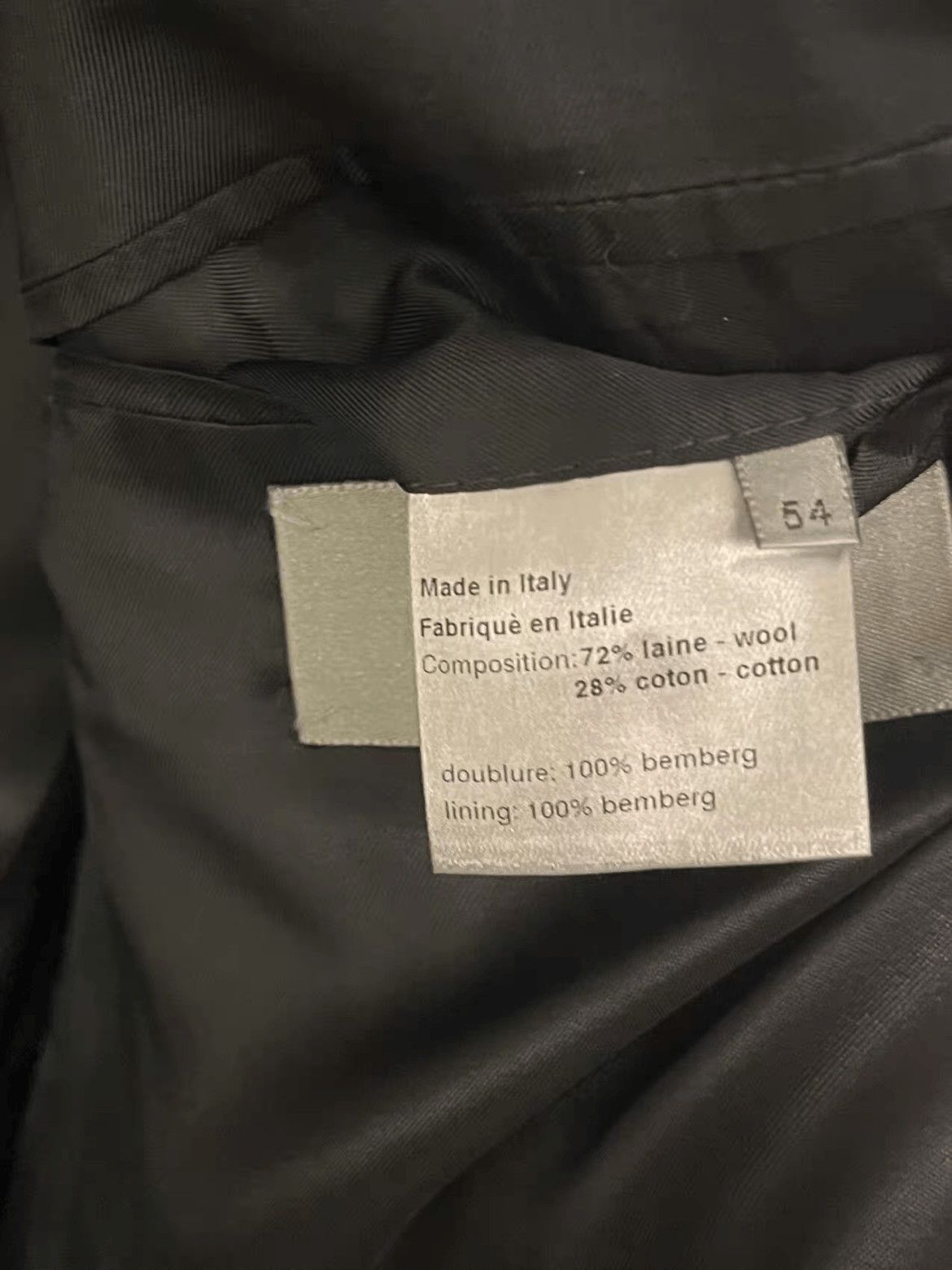 Dior Sz 54 Dior Homme 03SS Single Button Leather Joint Jacket Size US L / EU 52-54 / 3 - 4 Thumbnail