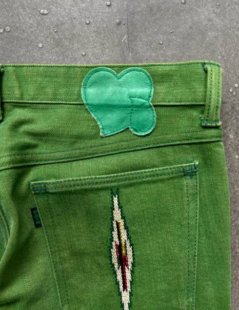 Number (N)ine Number (N)ine 05AW Ethnic Embroidered Denim Pants Size US 40 / EU 56 - 7 Thumbnail