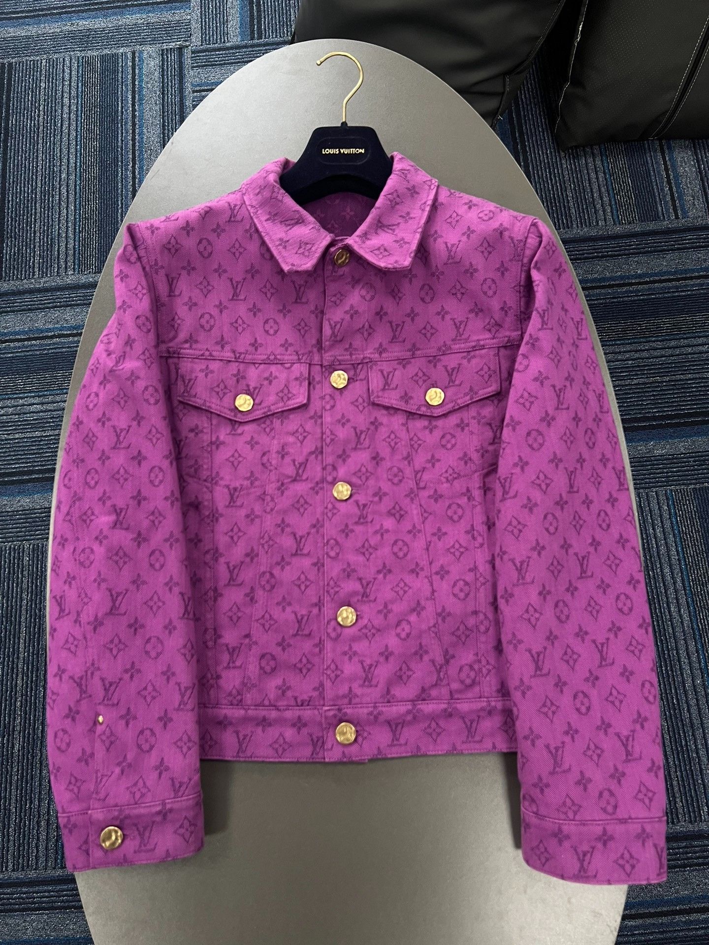 Louis Vuitton Louis Vuitton Monogram full print denim jacket Nextarrow-24 Size US M / EU 48-50 / 2 - 1 Thumbnail