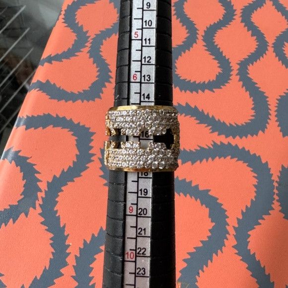 Vivienne Westwood Sterling 925 Silver Swarovski Crystal Bendable Unisex Ring Size ONE SIZE - 8 Thumbnail