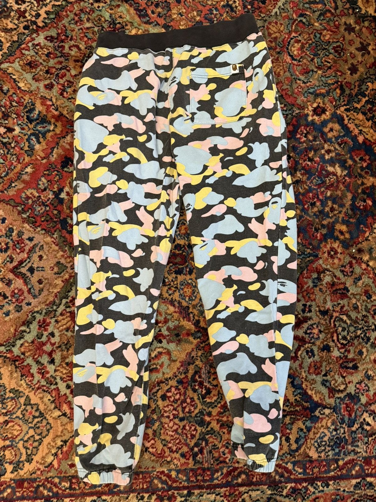Bape Bape multi color sweatpants Size US 34 / EU 50 - 2 Thumbnail
