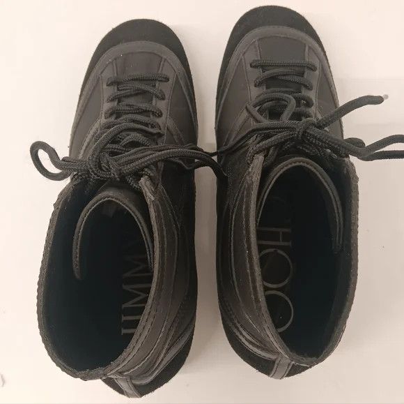 Jimmy Choo Jimmy Choo Kato Black High-Top Sneakers - EU36/US6 Size US 6 / IT 36 - 12 Thumbnail