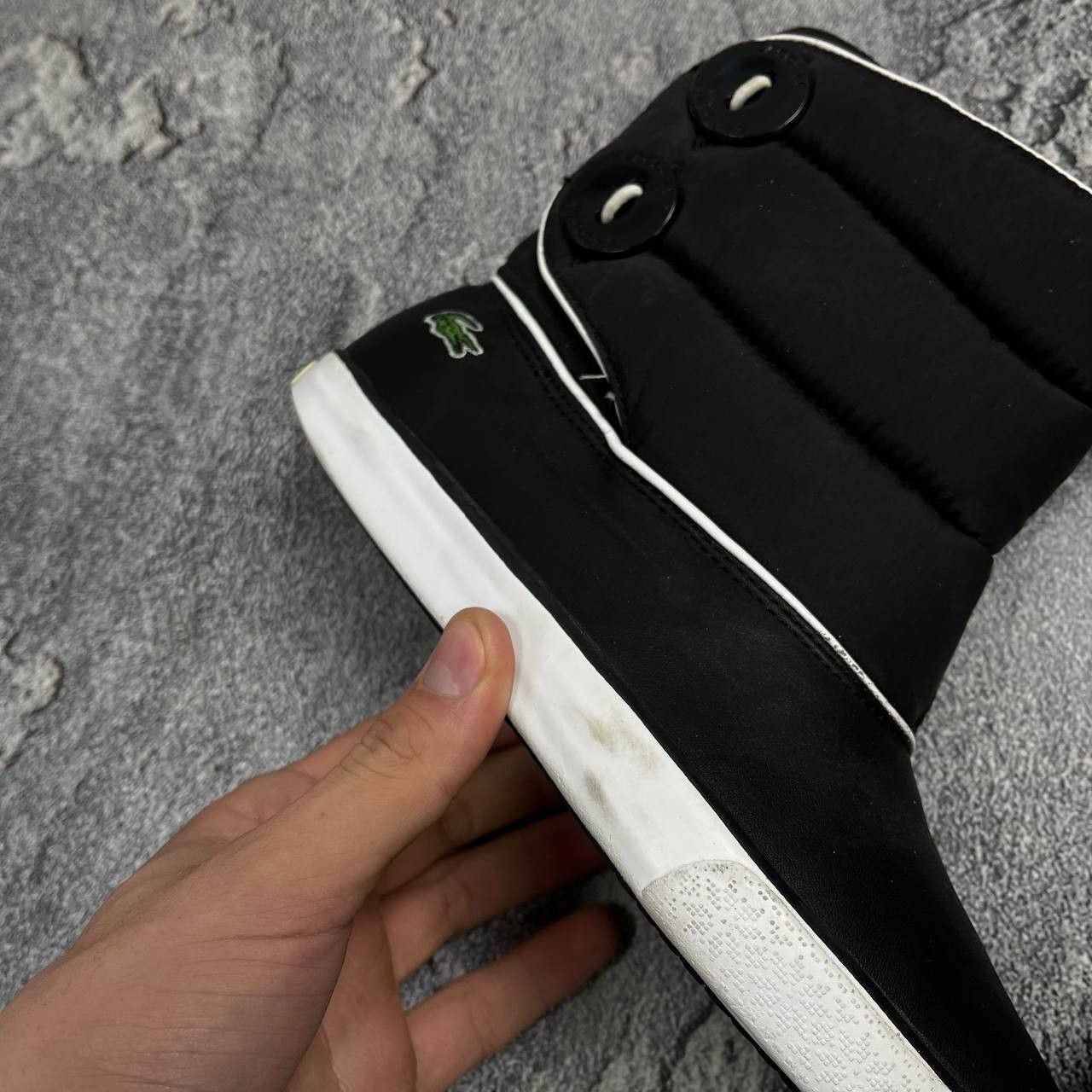 Lacoste Lacoste Womens Ankle Snow Boots Paded Black Designer Shoes Size US 6 / IT 36 - 16 Thumbnail