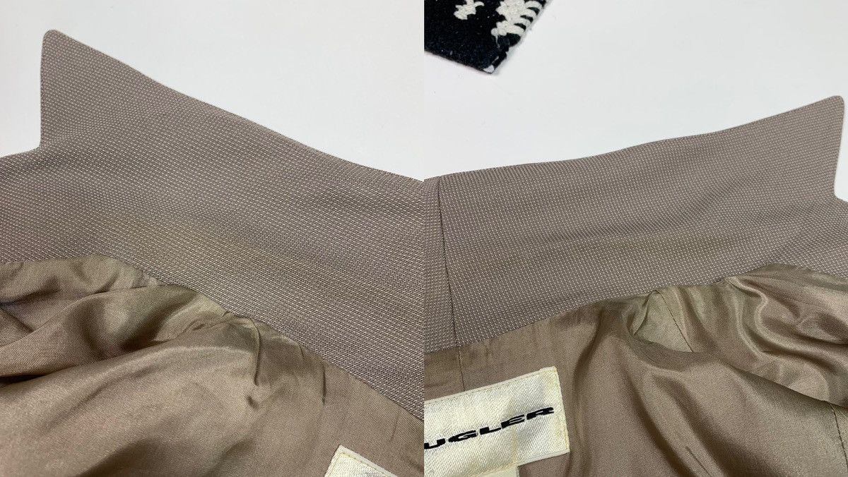 Mugler 90s Thierry Mugler Trouser Pant Suit With belt Beige Size 36 Size S / US 4 / IT 40 - 12 Thumbnail